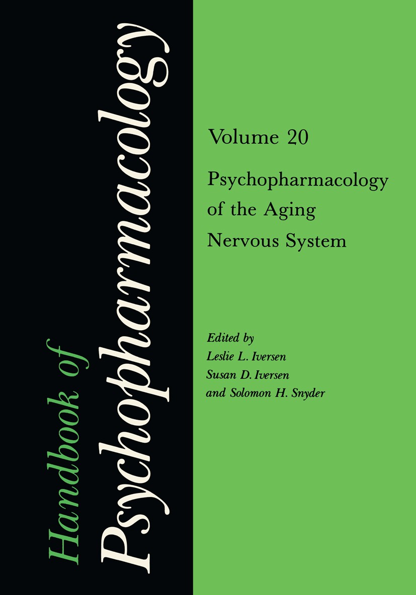 Titlebook: Handbook of Psychopharmacology; Volume 20 Psychophar Leslie L. Iversen,Susan D. Iversen,Solomon H. Snyd Book 1988 Plenum Press, New York 19 Titlebook: Handbook of Psychopharmacology; Volume 20 Psychophar Leslie L. Iversen,Susan D. Iversen,Solomon H. Snyd Book 1988 Plenum Press, New York 19