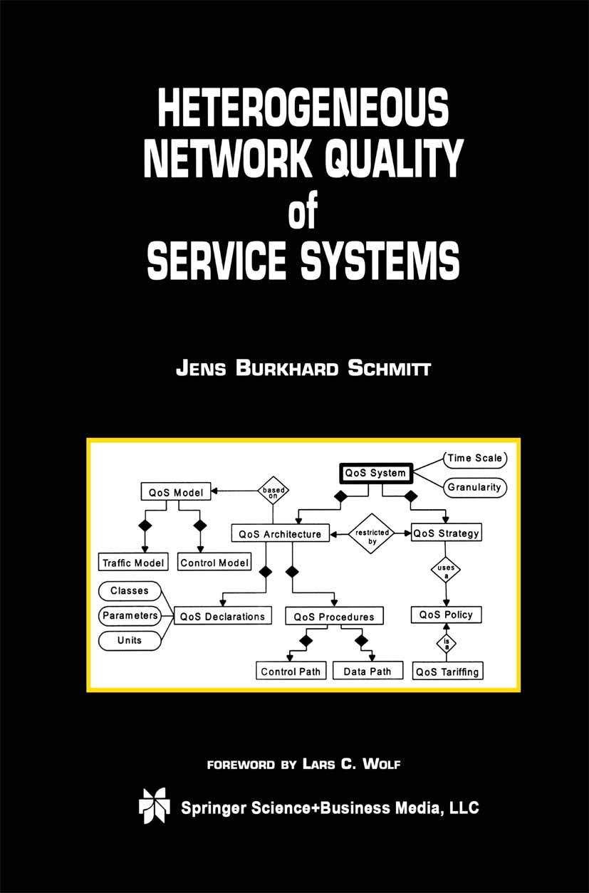Titlebook: Heterogeneous Network Quality of Service Systems; Jens Burkhard Schmitt Book 2001 Springer Science+Business Media New York 2001 Internet.Q Titlebook: Heterogeneous Network Quality of Service Systems; Jens Burkhard Schmitt Book 2001 Springer Science+Business Media New York 2001 Internet.Q