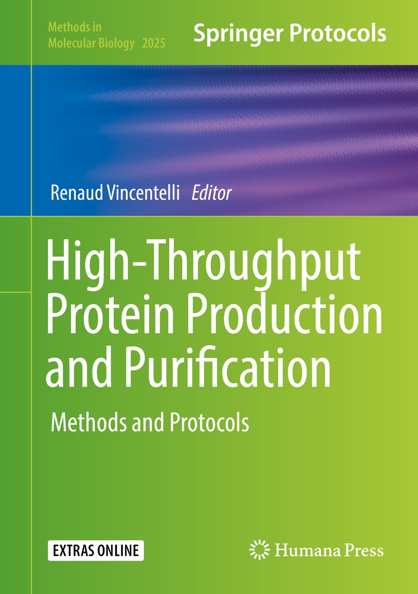 Titlebook: High-Throughput Protein Production and Purification; Methods and Protocol Renaud Vincentelli Book 2019Latest edition Springer Science+Busin Titlebook: High-Throughput Protein Production and Purification; Methods and Protocol Renaud Vincentelli Book 2019Latest edition Springer Science+Busin