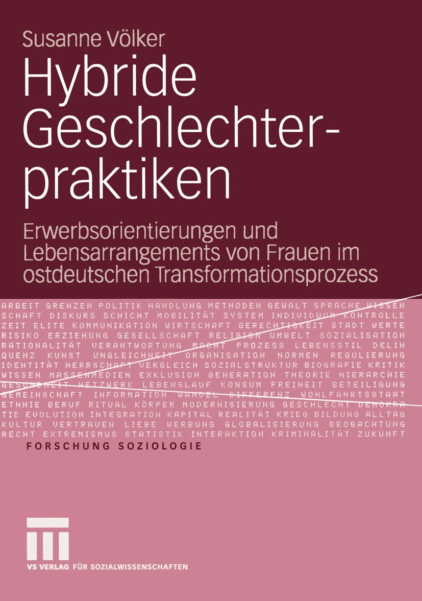Titlebook: Hybride Geschlechterpraktiken; Erwerbsorientierunge Susanne Völker Book 2004 VS Verlag für Sozialwissenschaften/GWV Fachverlage GmbH, Wiesb Titlebook: Hybride Geschlechterpraktiken; Erwerbsorientierunge Susanne Völker Book 2004 VS Verlag für Sozialwissenschaften/GWV Fachverlage GmbH, Wiesb