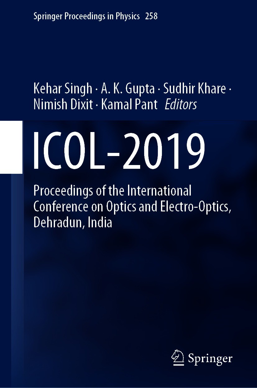Titlebook: ICOL-2019; Proceedings of the I Kehar Singh,A K Gupta,Kamal Pant Conference proceedings 2021 The Editor(s) (if applicable) and The Author(s Titlebook: ICOL-2019; Proceedings of the I Kehar Singh,A K Gupta,Kamal Pant Conference proceedings 2021 The Editor(s) (if applicable) and The Author(s