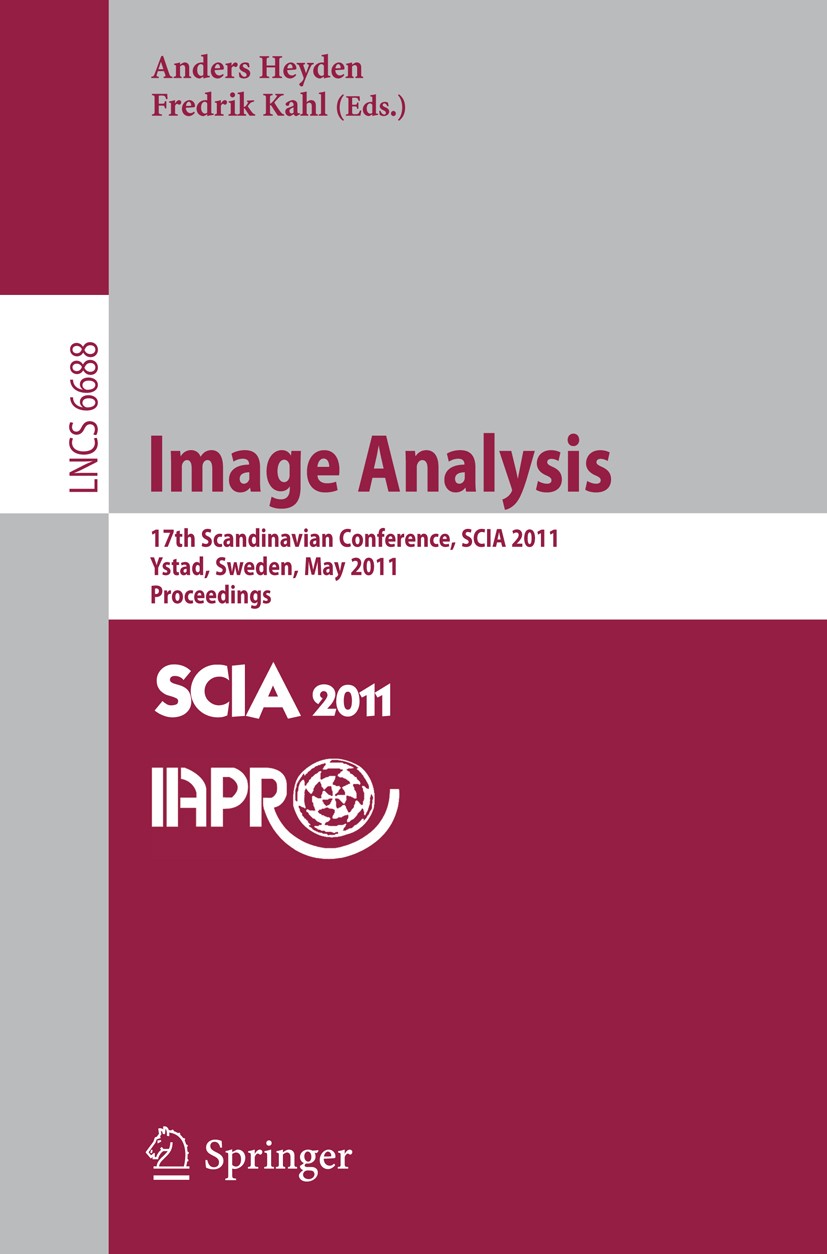 Titlebook: Image Analysis; 17th Scandinavian Co Anders Heyden,Fredrik Kahl Conference proceedings 2011 Springer-Verlag GmbH Germany, part of Springer Titlebook: Image Analysis; 17th Scandinavian Co Anders Heyden,Fredrik Kahl Conference proceedings 2011 Springer-Verlag GmbH Germany, part of Springer