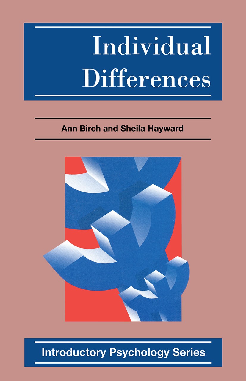 Titlebook: Individual Differences; Ann Birch,Sheila Hayward Textbook 1994Latest edition Ann Birch and Sheila Hayward 1994 amyotrophic lateral scleros Titlebook: Individual Differences; Ann Birch,Sheila Hayward Textbook 1994Latest edition Ann Birch and Sheila Hayward 1994 amyotrophic lateral scleros