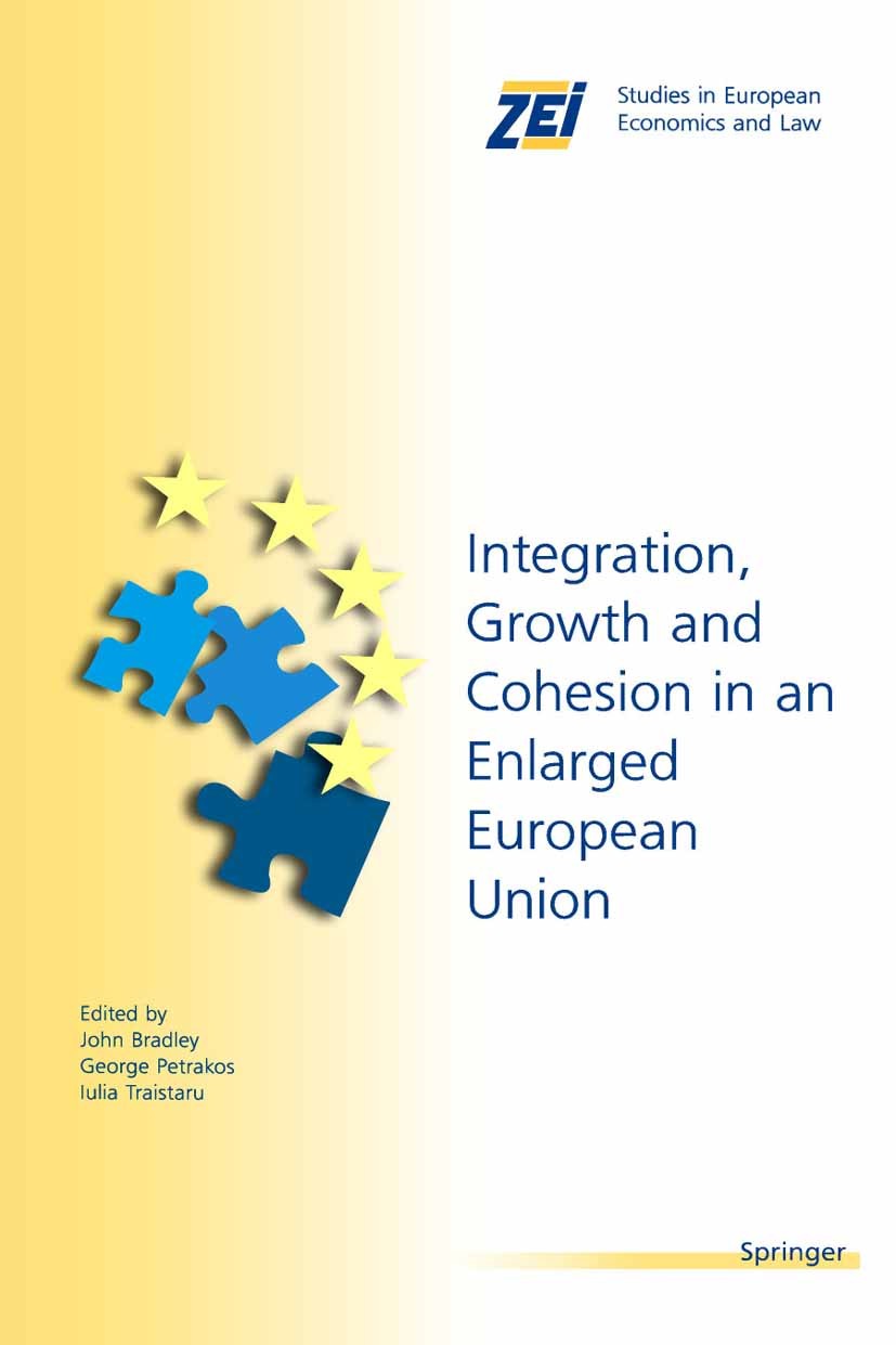 Titlebook: Integration, Growth, and Cohesion in an Enlarged European Union; John Bradley,George Petrakos,Iulia Traistaru Book 2005 Springer-Verlag Ne Titlebook: Integration, Growth, and Cohesion in an Enlarged European Union; John Bradley,George Petrakos,Iulia Traistaru Book 2005 Springer-Verlag Ne