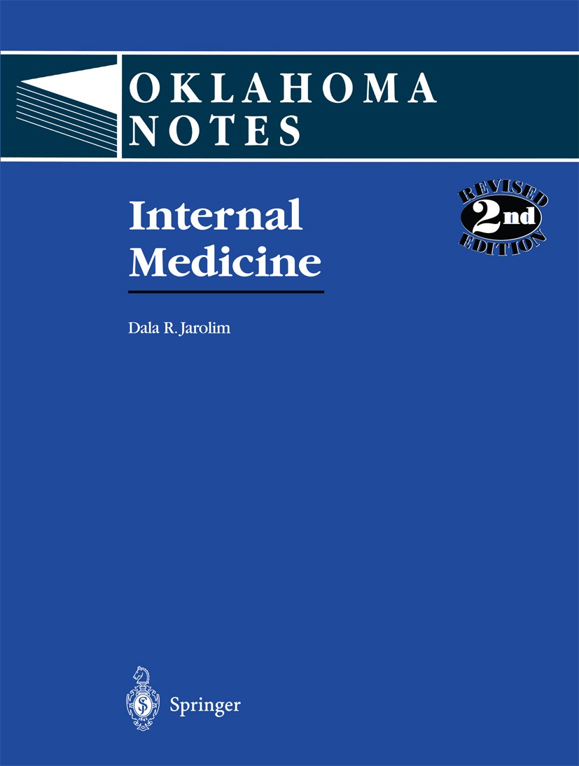 Titlebook: Internal Medicine; Dala R. Jarolim Book 1996Latest edition Springer-Verlag New York, Inc. 1996 Internal medicine.family medicine.gastroent Titlebook: Internal Medicine; Dala R. Jarolim Book 1996Latest edition Springer-Verlag New York, Inc. 1996 Internal medicine.family medicine.gastroent