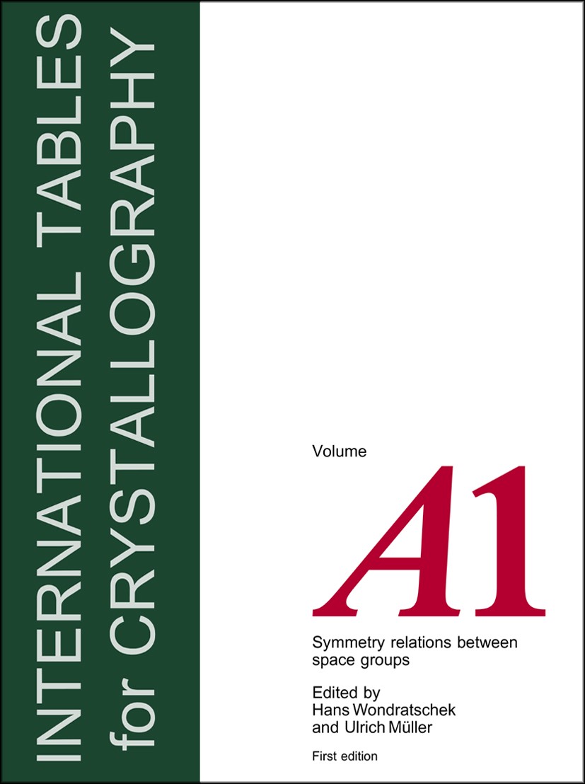 Titlebook: International Tables for Crystallography, Volume A1; Symmetry Relations B H. Wondratschek,U. Müller Reference work 2004Latest edition Sprin Titlebook: International Tables for Crystallography, Volume A1; Symmetry Relations B H. Wondratschek,U. Müller Reference work 2004Latest edition Sprin