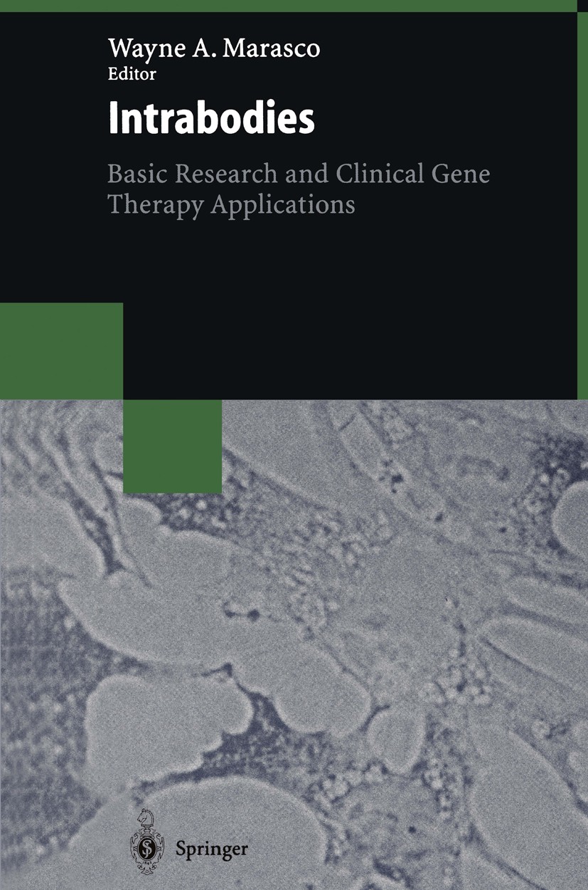Titlebook: Intrabodies; Basic Research and C Wayne A. Marasco Book 1998 Springer-Verlag Berlin Heidelberg 1998 AIDS.Antikörper.Gentherapie.Interleukin Titlebook: Intrabodies; Basic Research and C Wayne A. Marasco Book 1998 Springer-Verlag Berlin Heidelberg 1998 AIDS.Antikörper.Gentherapie.Interleukin