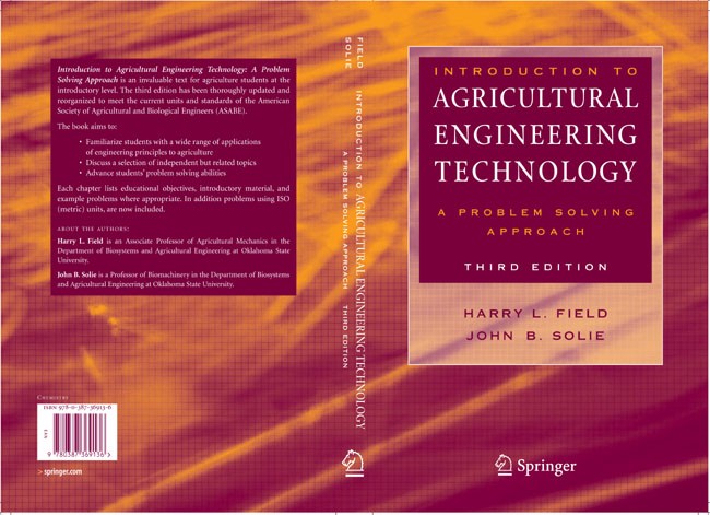 Titlebook: Introduction to Agricultural Engineering Technology; A Problem Solving Ap Harry L. Field,John B. Solie Textbook 20073rd edition Springer-Ve Titlebook: Introduction to Agricultural Engineering Technology; A Problem Solving Ap Harry L. Field,John B. Solie Textbook 20073rd edition Springer-Ve