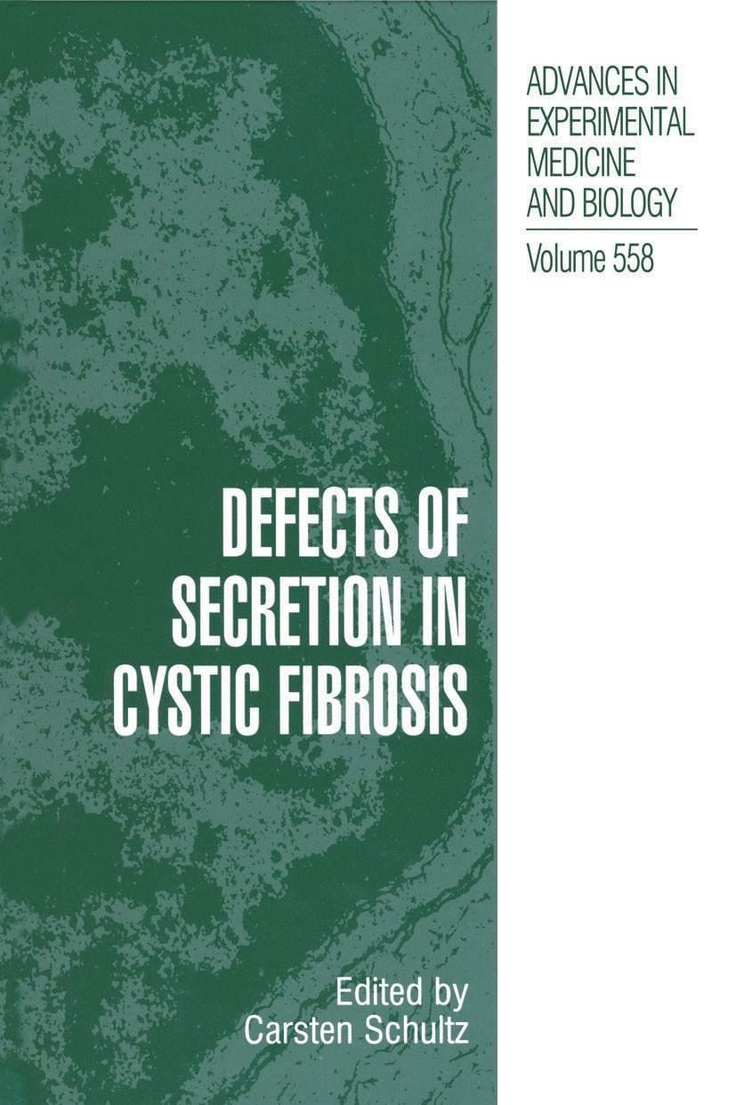Titlebook: Defects of Secretion in Cystic Fibrosis; Carsten Schultz Conference proceedings 2005 The Editor(s) (if applicable) and The Author(s), unde Titlebook: Defects of Secretion in Cystic Fibrosis; Carsten Schultz Conference proceedings 2005 The Editor(s) (if applicable) and The Author(s), unde
