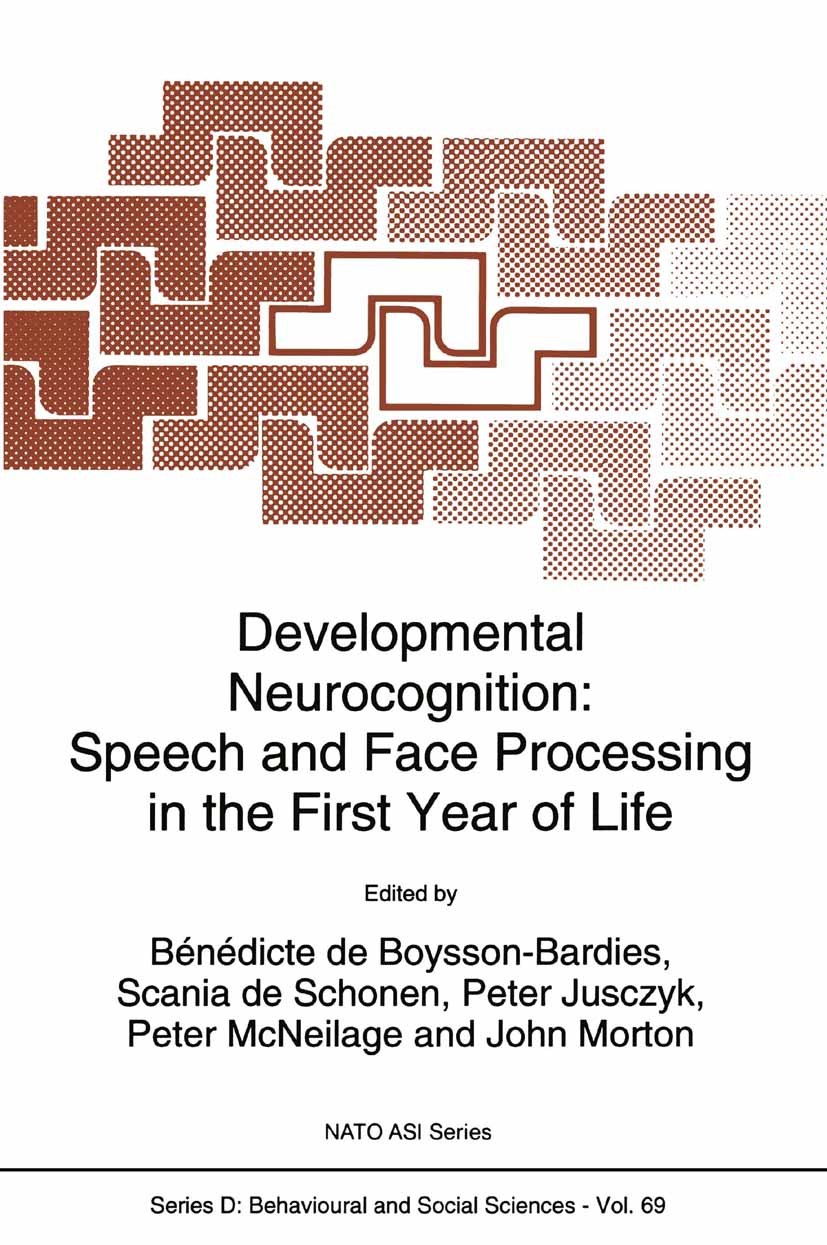 Titlebook: Developmental Neurocognition; Speech and Face Proc Bénédicte Boysson-Bardies,Scania Schonen,John Mort Book 1993 Springer Science+Business M Titlebook: Developmental Neurocognition; Speech and Face Proc Bénédicte Boysson-Bardies,Scania Schonen,John Mort Book 1993 Springer Science+Business M