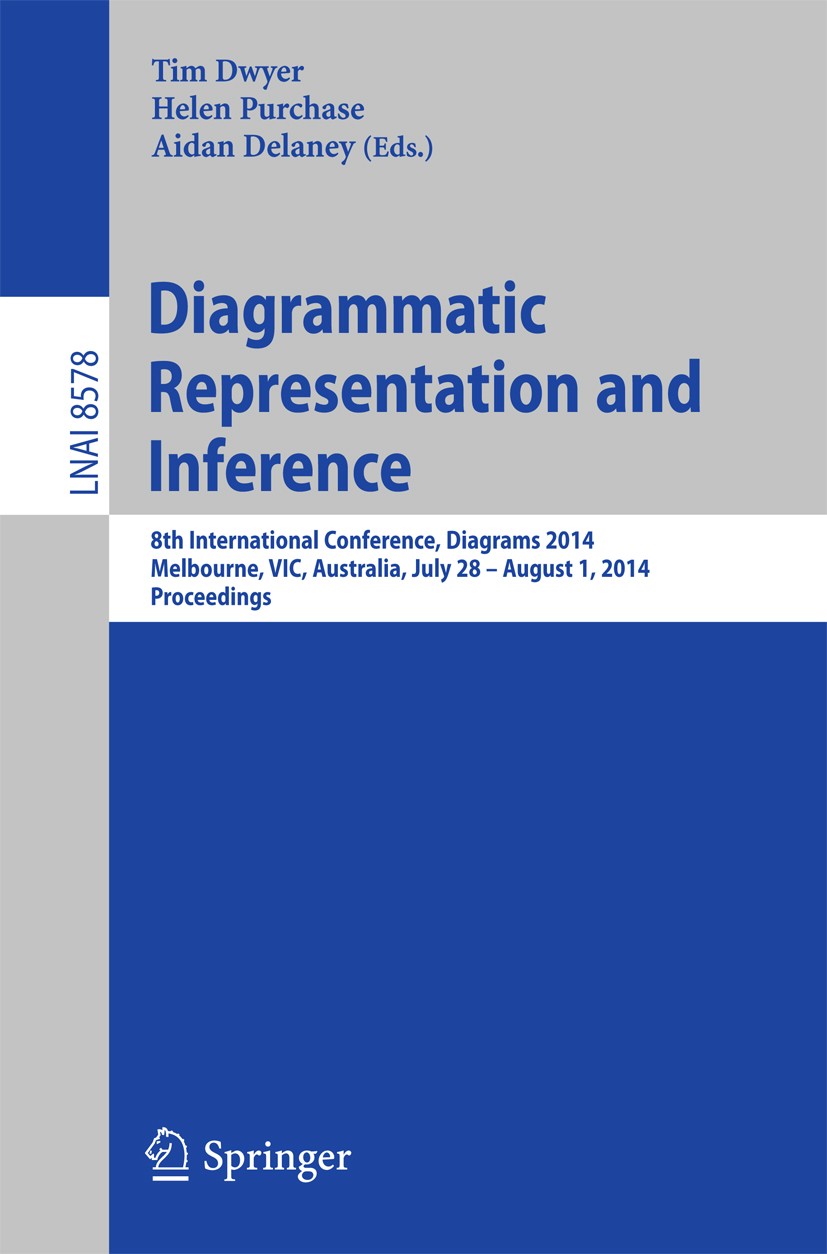 Titlebook: Diagrammatic Representation and Inference; 8th International Co Tim Dwyer,Helen Purchase,Aidan Delaney Conference proceedings 2014 The Edit Titlebook: Diagrammatic Representation and Inference; 8th International Co Tim Dwyer,Helen Purchase,Aidan Delaney Conference proceedings 2014 The Edit