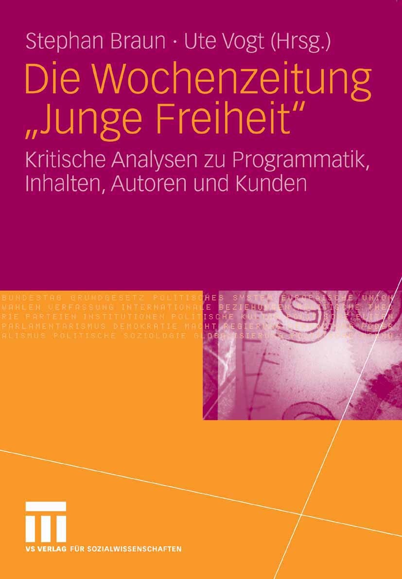 Titlebook: Die Wochenzeitung Titlebook: Die Wochenzeitung