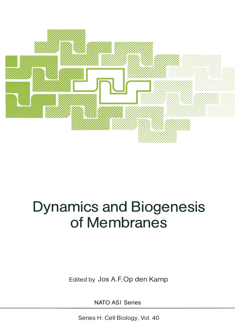 Titlebook: Dynamics and Biogenesis of Membranes;  J. A. F. Op den Kamp Conference proceedings 1990 Springer-Verlag Berlin Heidelberg 1990 Chloroplast.