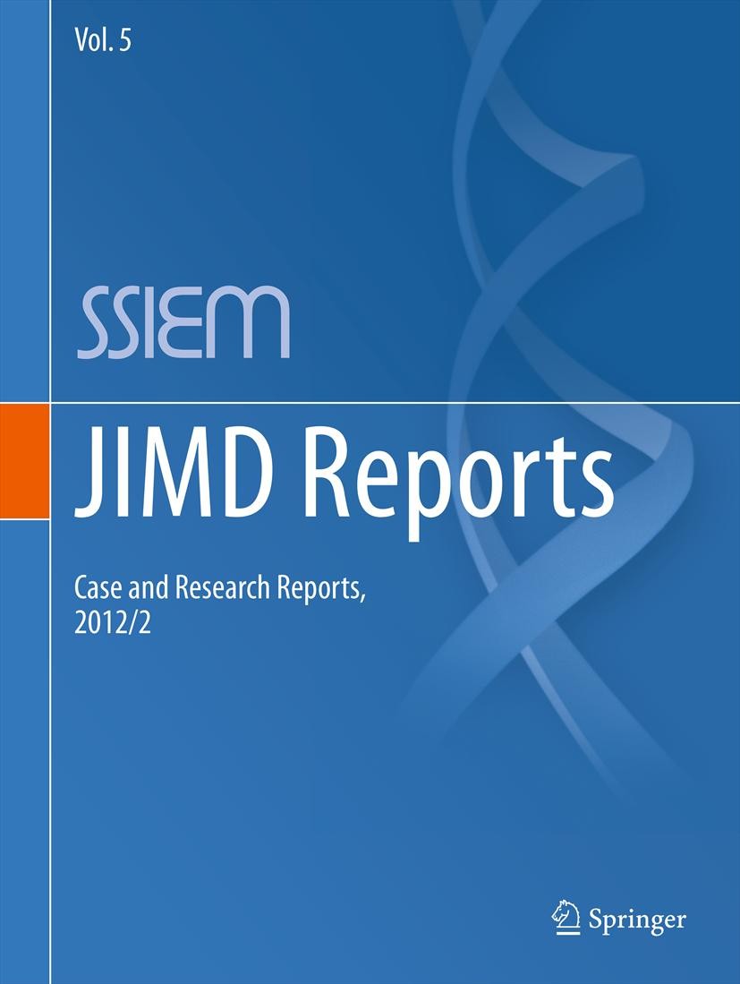 Titlebook: JIMD Reports - Case and Research Reports, 2012/2; SSIEM Book 2012 SSIEM and Springer-Verlag Berlin Heidelberg 2012 endocrinology.inherited Titlebook: JIMD Reports - Case and Research Reports, 2012/2; SSIEM Book 2012 SSIEM and Springer-Verlag Berlin Heidelberg 2012 endocrinology.inherited