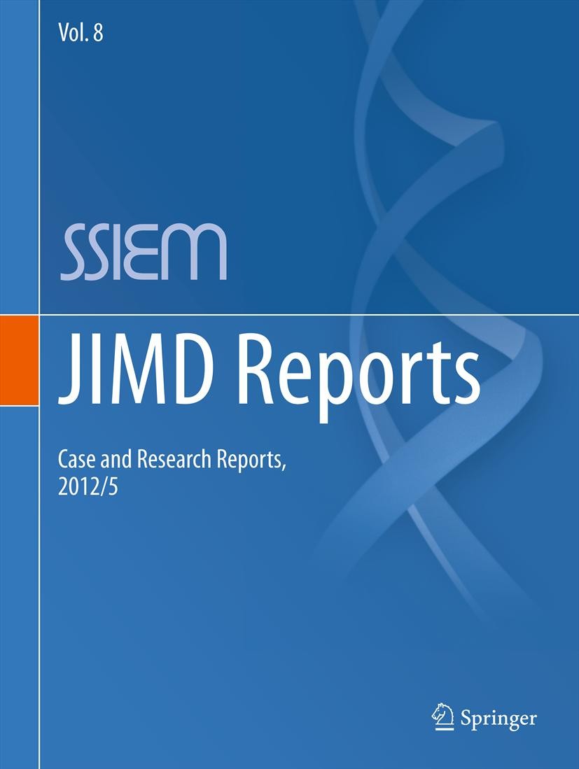Titlebook: JIMD Reports - Case and Research Reports, 2012/5; Johannes Zschocke,K Michael Gibson,Verena Peters Book 2013 SSIEM and Springer-Verlag Ber Titlebook: JIMD Reports - Case and Research Reports, 2012/5; Johannes Zschocke,K Michael Gibson,Verena Peters Book 2013 SSIEM and Springer-Verlag Ber