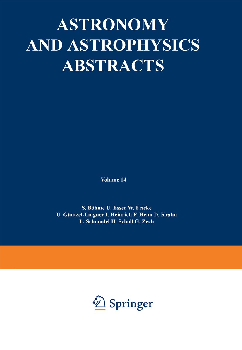Titlebook: Literature 1975, Part 2; Siegfried Böhme,Ute Esser,Gert Zech Book 1976 Springer-Verlag Berlin Heidelberg 1976 astronomy.astrophysics.celes Titlebook: Literature 1975, Part 2; Siegfried Böhme,Ute Esser,Gert Zech Book 1976 Springer-Verlag Berlin Heidelberg 1976 astronomy.astrophysics.celes