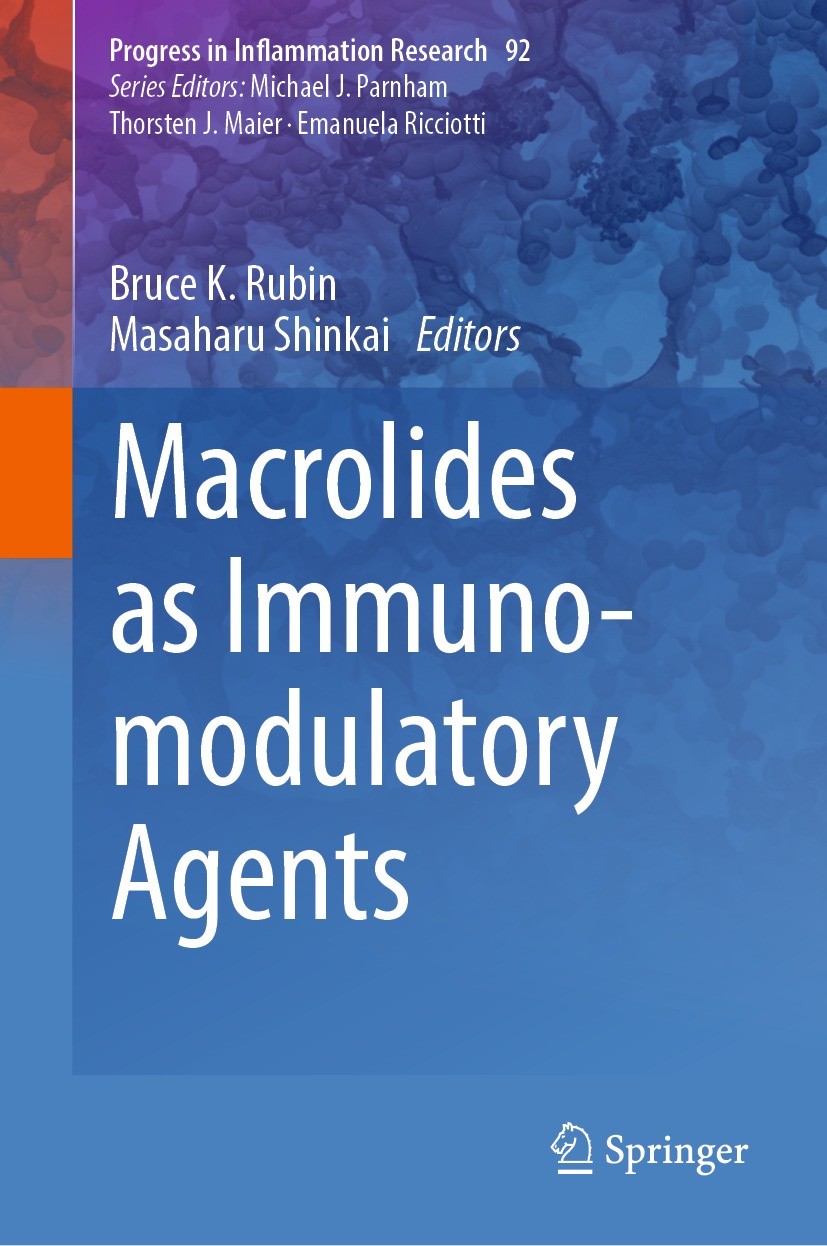 Titlebook: Macrolides as Immunomodulatory Agents; Bruce K. Rubin,Masaharu Shinkai Book 2024 The Editor(s) (if applicable) and The Author(s), under ex Titlebook: Macrolides as Immunomodulatory Agents; Bruce K. Rubin,Masaharu Shinkai Book 2024 The Editor(s) (if applicable) and The Author(s), under ex