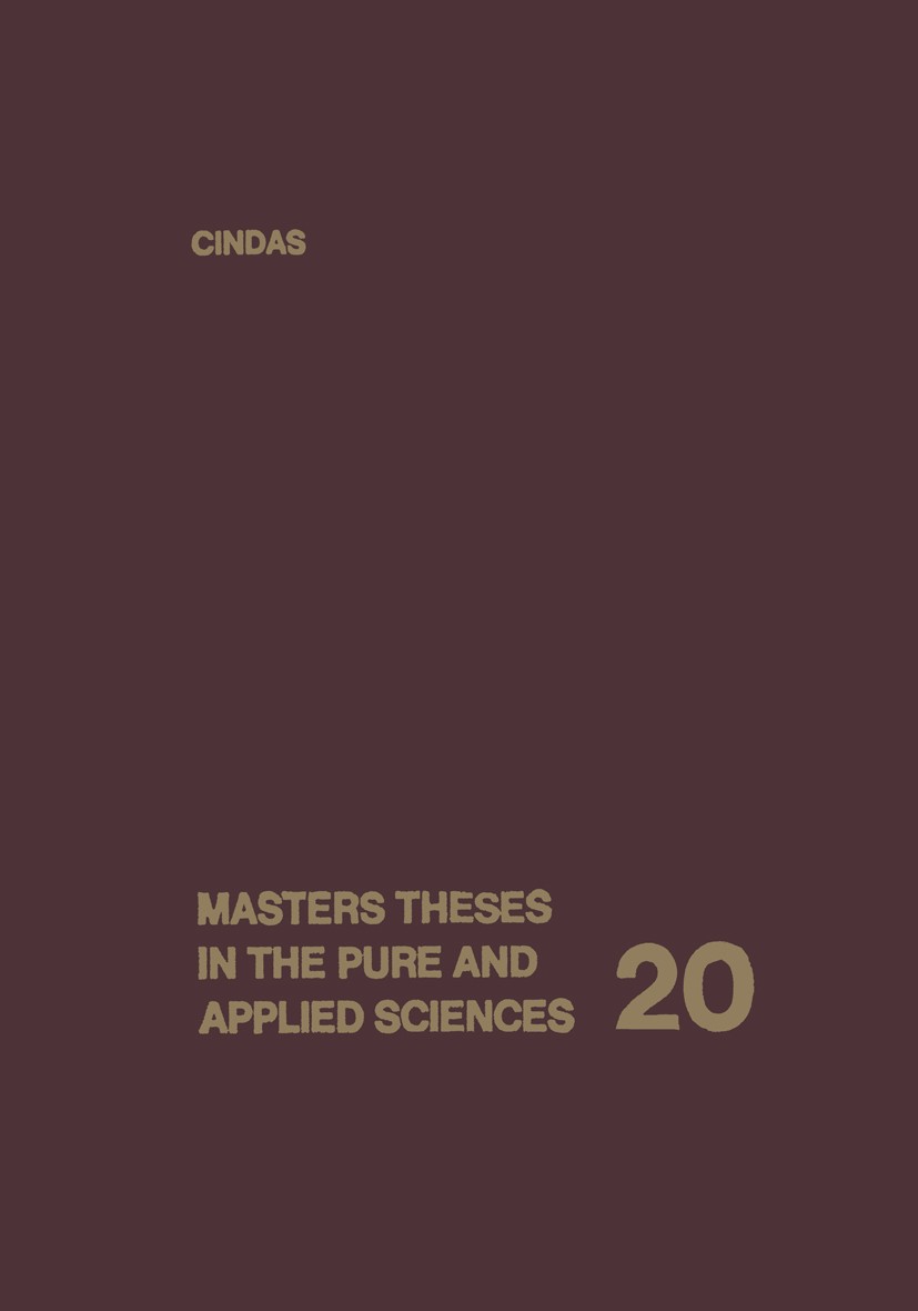 Titlebook: Masters Theses in the Pure and Applied Sciences; Volume 20: Accepted Wade H. Shafer Book 1976 Springer Science+Business Media New York 197 Titlebook: Masters Theses in the Pure and Applied Sciences; Volume 20: Accepted Wade H. Shafer Book 1976 Springer Science+Business Media New York 197