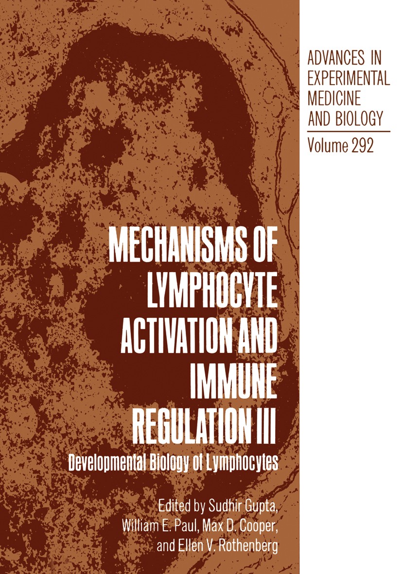 Titlebook: Mechanisms of Lymphocyte Activation and Immune Regulation III; Developmental Biolog Sudhir Gupta,William E. Paul,Ellen V. Rothenberg Book 1 Titlebook: Mechanisms of Lymphocyte Activation and Immune Regulation III; Developmental Biolog Sudhir Gupta,William E. Paul,Ellen V. Rothenberg Book 1