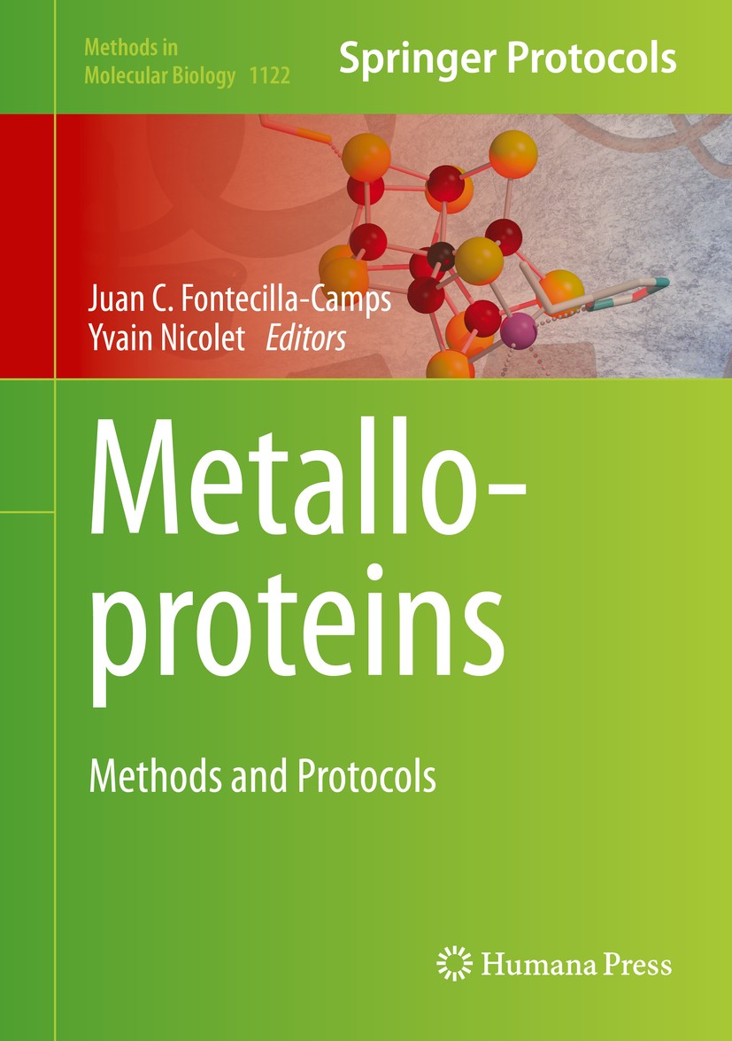 Titlebook: Metalloproteins; Methods and Protocol Juan C. Fontecilla-Camps,Yvain Nicolet Book 2014 Springer Science+Business Media New York 2014 bioino Titlebook: Metalloproteins; Methods and Protocol Juan C. Fontecilla-Camps,Yvain Nicolet Book 2014 Springer Science+Business Media New York 2014 bioino