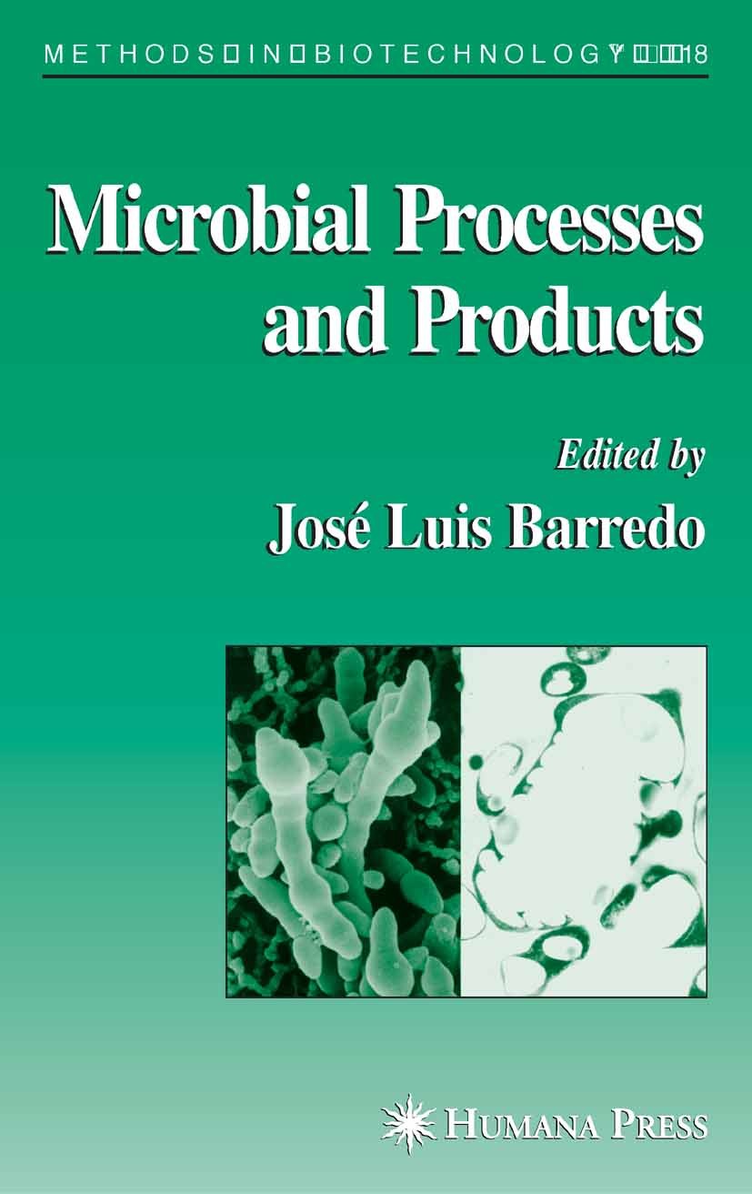 Titlebook: Microbial Processes and Products; José-Luis Barredo Book 2005 Humana Press 2005 Acetyl-CoA.Bioleaching.Biosensor.Expression.Fermentation.L Titlebook: Microbial Processes and Products; José-Luis Barredo Book 2005 Humana Press 2005 Acetyl-CoA.Bioleaching.Biosensor.Expression.Fermentation.L