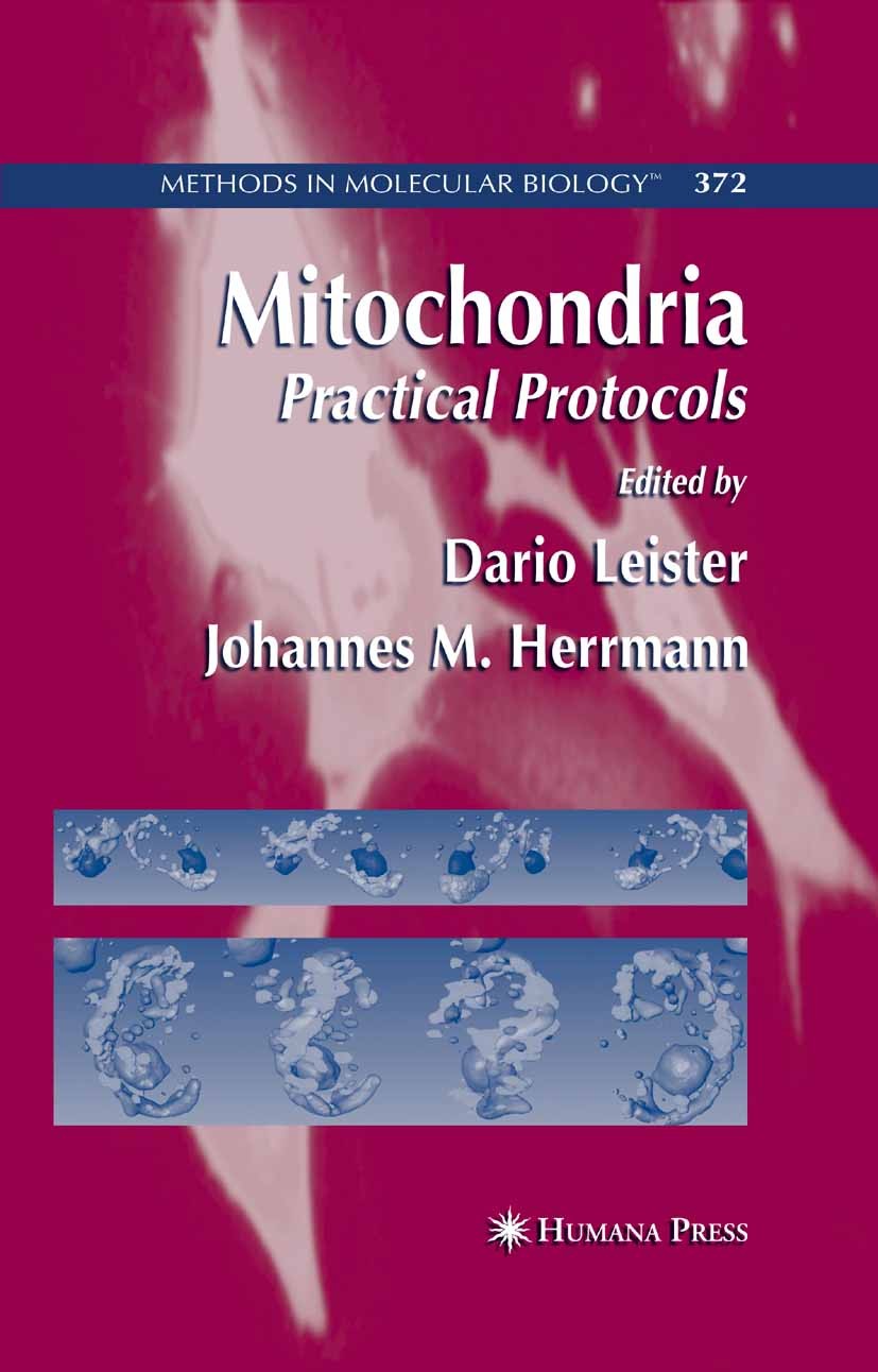 Titlebook: Mitochondria; Practical Protocols Dario Leister,Johannes M. Herrmann Book 2007 Humana Press 2007 Arabidopsis thaliana.DNA.PCR.Proteomics.Vi Titlebook: Mitochondria; Practical Protocols Dario Leister,Johannes M. Herrmann Book 2007 Humana Press 2007 Arabidopsis thaliana.DNA.PCR.Proteomics.Vi