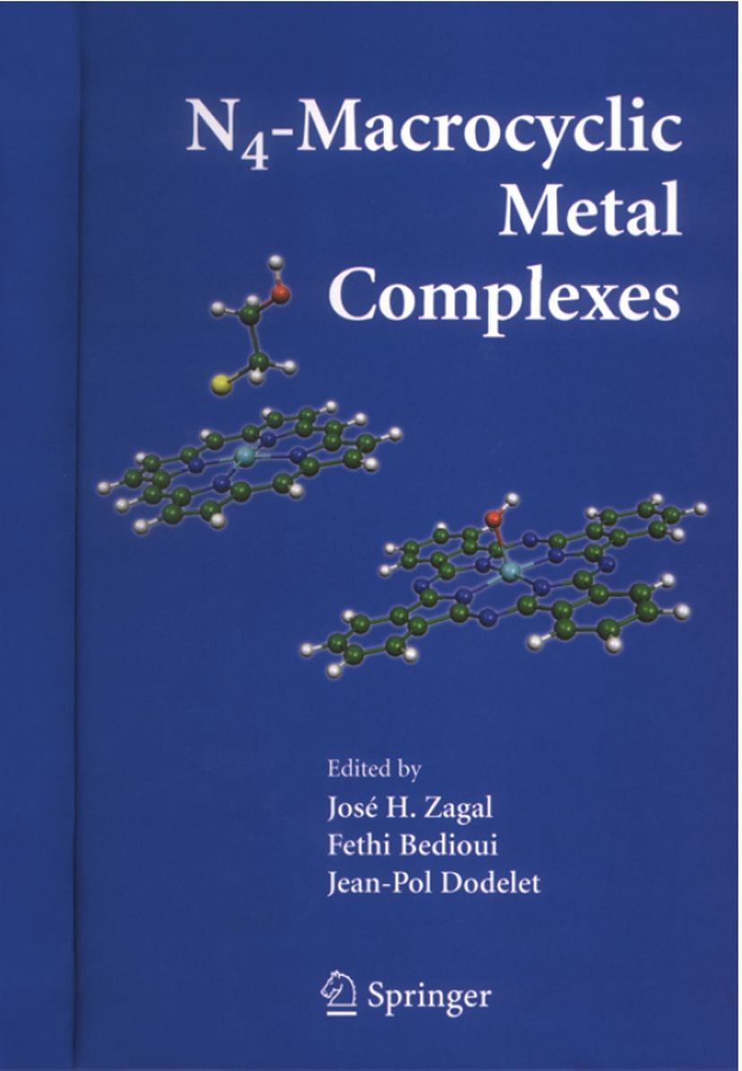 Titlebook: N4-Macrocyclic Metal Complexes; José H. Zagal,Fethi Bedioui,Jean-Pol Dodelet Book 2006 Springer-Verlag New York 2006 biomimetic.catalysis. Titlebook: N4-Macrocyclic Metal Complexes; José H. Zagal,Fethi Bedioui,Jean-Pol Dodelet Book 2006 Springer-Verlag New York 2006 biomimetic.catalysis.