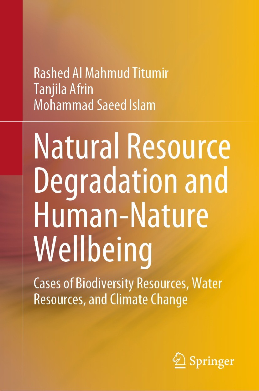 Titlebook: Natural Resource Degradation and Human-Nature Wellbeing; Cases of Biodiversit Rashed Al Mahmud Titumir,Tanjila Afrin,Mohammad Sa Book 2023 Titlebook: Natural Resource Degradation and Human-Nature Wellbeing; Cases of Biodiversit Rashed Al Mahmud Titumir,Tanjila Afrin,Mohammad Sa Book 2023