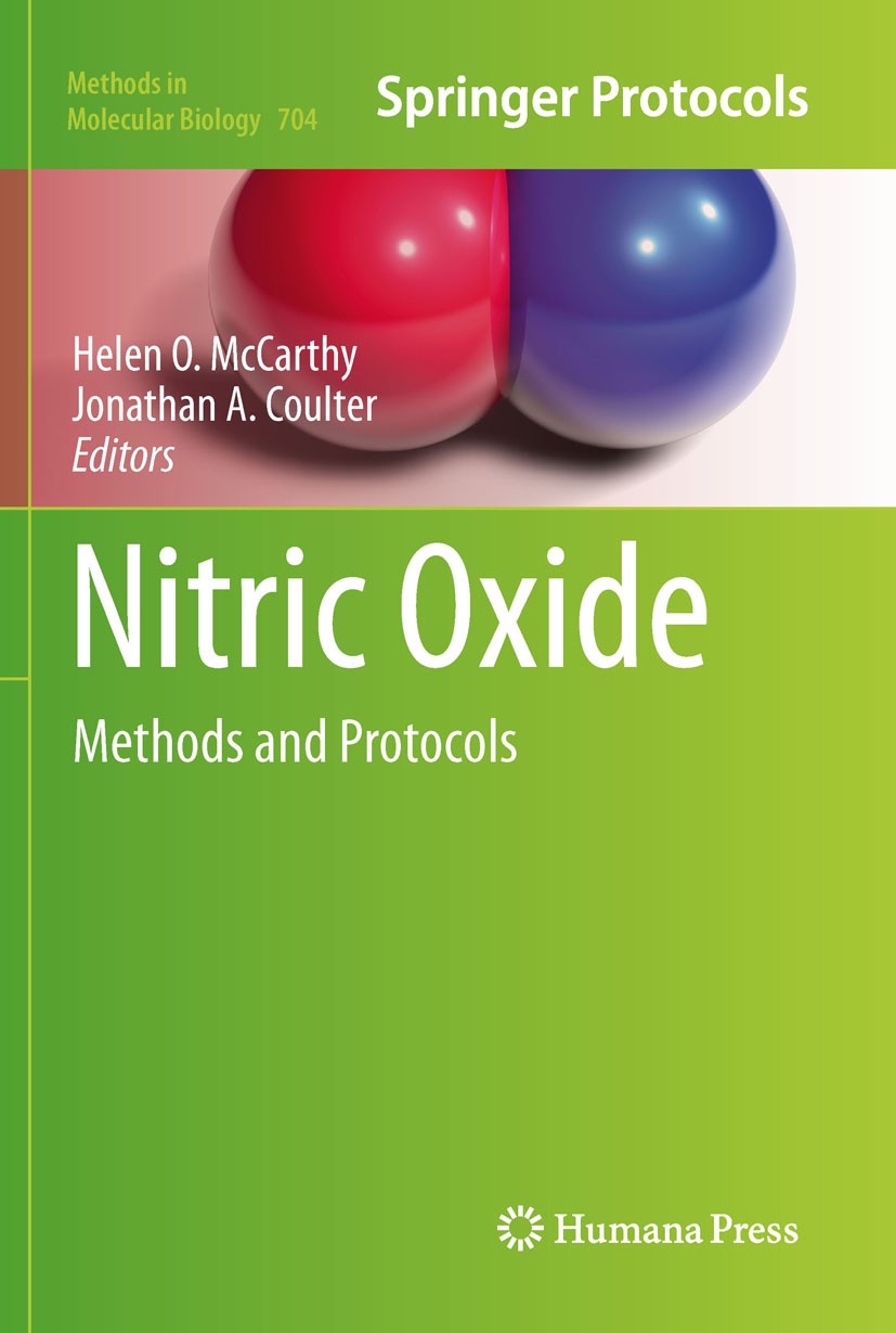 Titlebook: Nitric Oxide; Methods and Protocol Helen O. McCarthy,Jonathan A. Coulter Book 2011 Springer Science+Business Media, LLC 2011 Biofilms.Detec Titlebook: Nitric Oxide; Methods and Protocol Helen O. McCarthy,Jonathan A. Coulter Book 2011 Springer Science+Business Media, LLC 2011 Biofilms.Detec