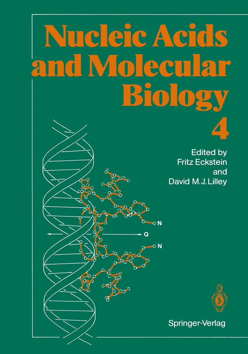 Titlebook: Nucleic Acids and Molecular Biology 4; Fritz Eckstein,David M. J. Lilley Book 1990 Springer-Verlag Berlin Heidelberg 1990 DNA.Drosophila.P Titlebook: Nucleic Acids and Molecular Biology 4; Fritz Eckstein,David M. J. Lilley Book 1990 Springer-Verlag Berlin Heidelberg 1990 DNA.Drosophila.P