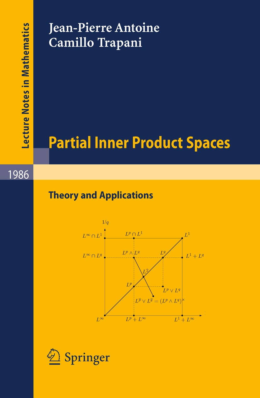 Titlebook: Partial Inner Product Spaces; Theory and Applicati Jean-Pierre Antoine,Camillo Trapani Book 2009 Springer-Verlag Berlin Heidelberg 2009 Cha Titlebook: Partial Inner Product Spaces; Theory and Applicati Jean-Pierre Antoine,Camillo Trapani Book 2009 Springer-Verlag Berlin Heidelberg 2009 Cha