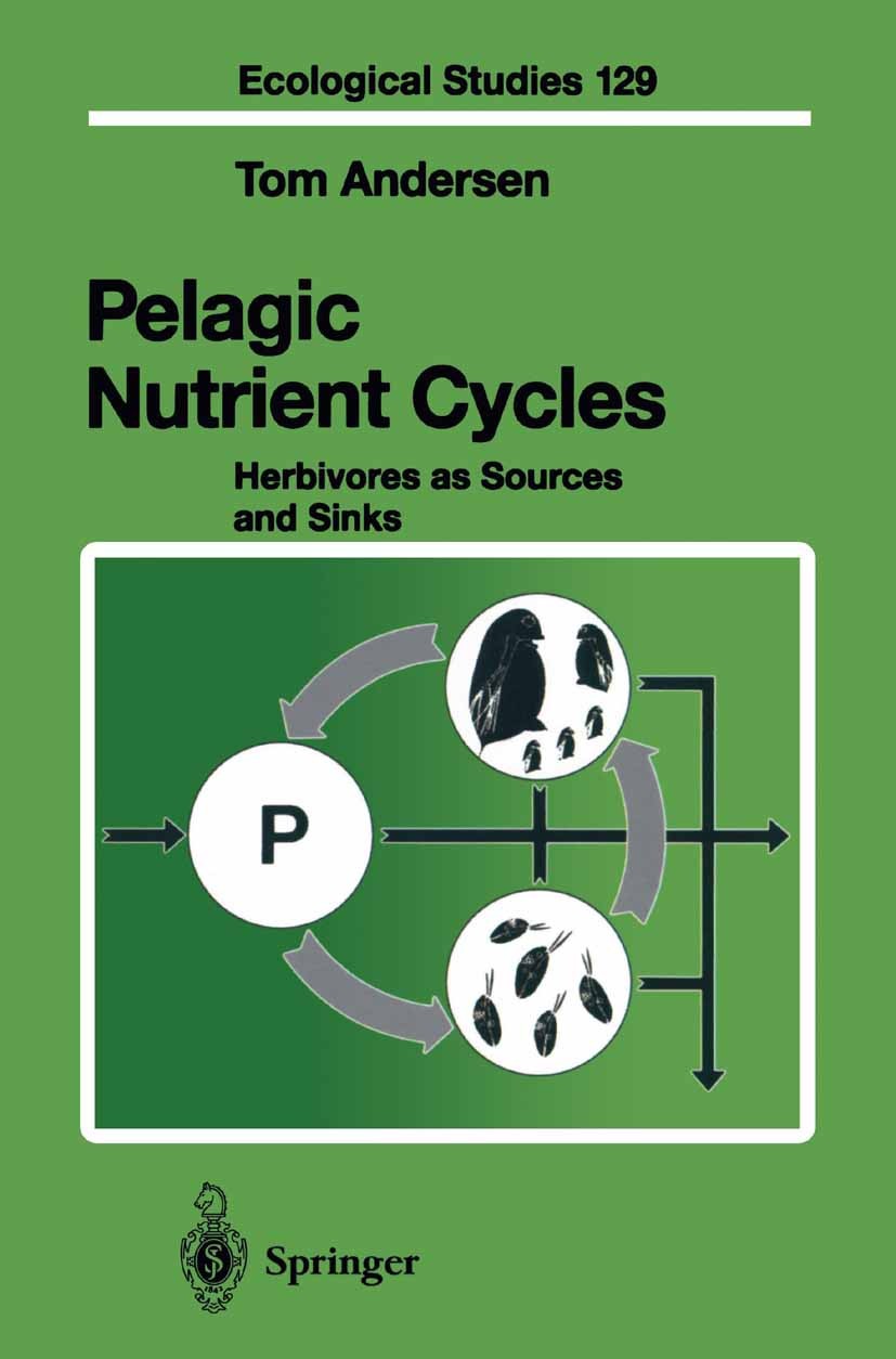 Titlebook: Pelagic Nutrient Cycles; Herbivores as Source Tom Andersen Book 1997 Springer-Verlag Berlin Heidelberg 1997 Aquatische Ökologie.Bifurkation Titlebook: Pelagic Nutrient Cycles; Herbivores as Source Tom Andersen Book 1997 Springer-Verlag Berlin Heidelberg 1997 Aquatische Ökologie.Bifurkation
