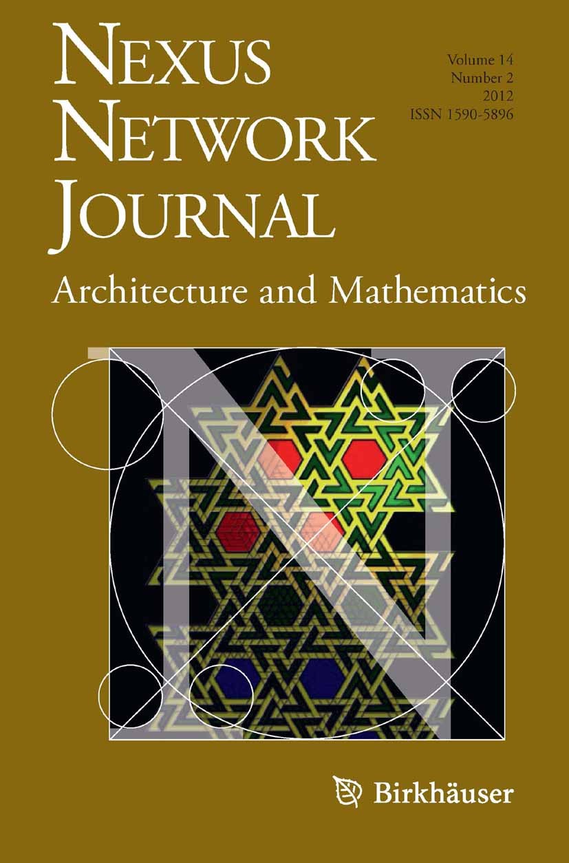 Titlebook: Nexus Network Journal 14,2; Reza Sarhangi (Guest Editor) Book 2012 Springer Basel 2012 Computational Sciences.Mathematics.Persian Architec Titlebook: Nexus Network Journal 14,2; Reza Sarhangi (Guest Editor) Book 2012 Springer Basel 2012 Computational Sciences.Mathematics.Persian Architec
