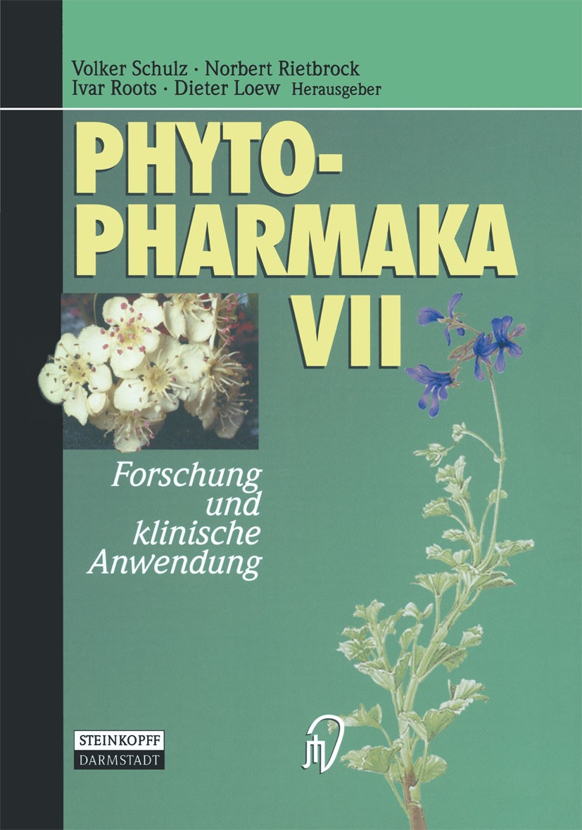 Titlebook: Phytopharmaka VII; Forschung und klinis Volker Schulz,Norbert Rietbrock,Dieter Loew Conference proceedings 2002 Steinkopff Verlag Darmstadt Titlebook: Phytopharmaka VII; Forschung und klinis Volker Schulz,Norbert Rietbrock,Dieter Loew Conference proceedings 2002 Steinkopff Verlag Darmstadt