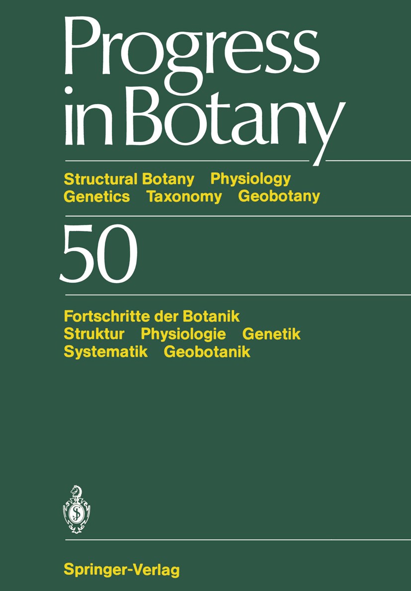 Titlebook: Progress in Botany; Structural Botany Ph H.-Dietmar Behnke,Karl Esser,Hubert Ziegler Book 1989 Springer-Verlag Berlin Heidelberg 1989 Bryop Titlebook: Progress in Botany; Structural Botany Ph H.-Dietmar Behnke,Karl Esser,Hubert Ziegler Book 1989 Springer-Verlag Berlin Heidelberg 1989 Bryop