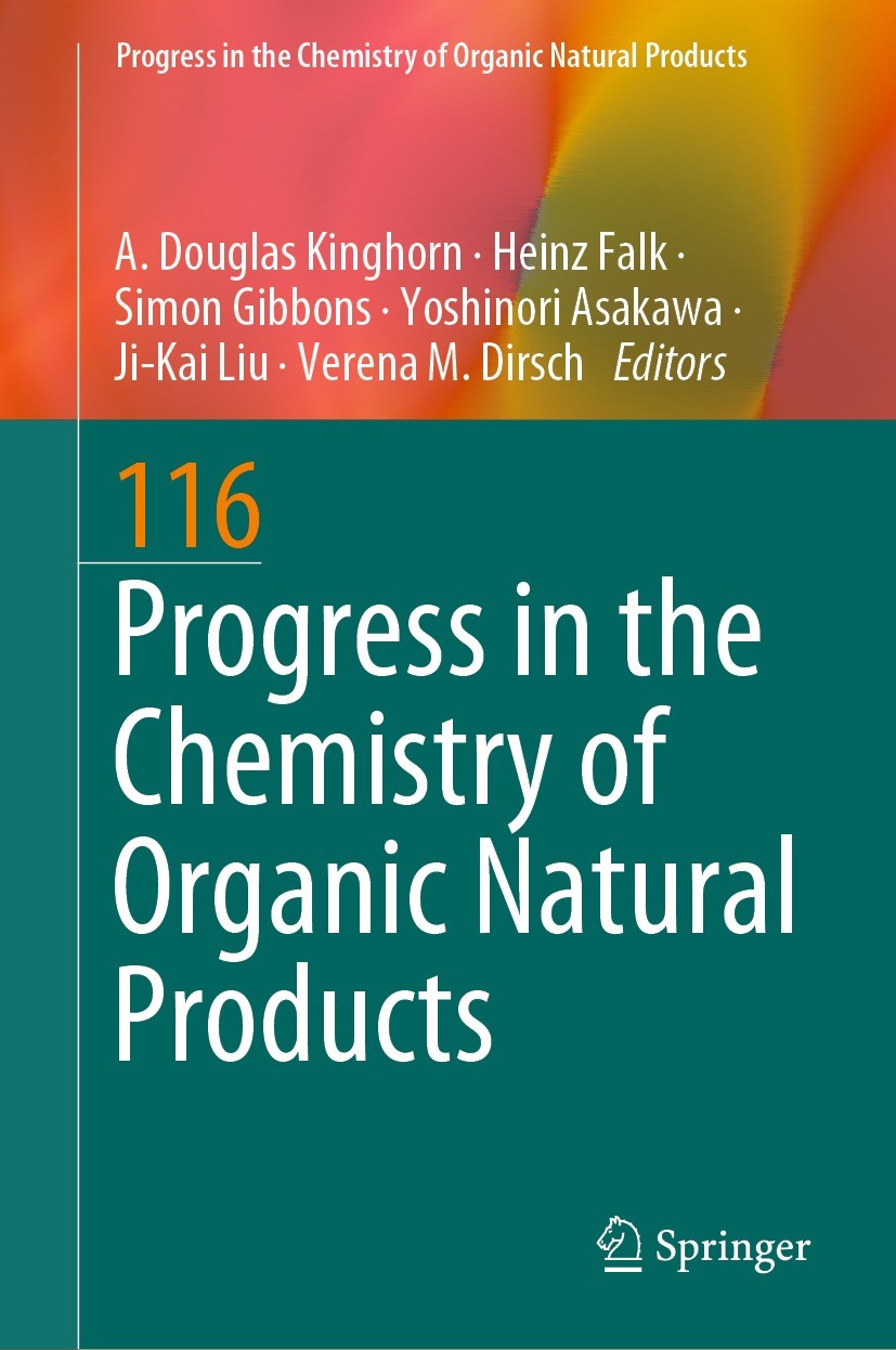 Titlebook: Progress in the Chemistry of Organic Natural Products 116; A. Douglas Kinghorn,Heinz Falk,Verena M. Dirsch Book 2021 The Editor(s) (if app Titlebook: Progress in the Chemistry of Organic Natural Products 116; A. Douglas Kinghorn,Heinz Falk,Verena M. Dirsch Book 2021 The Editor(s) (if app
