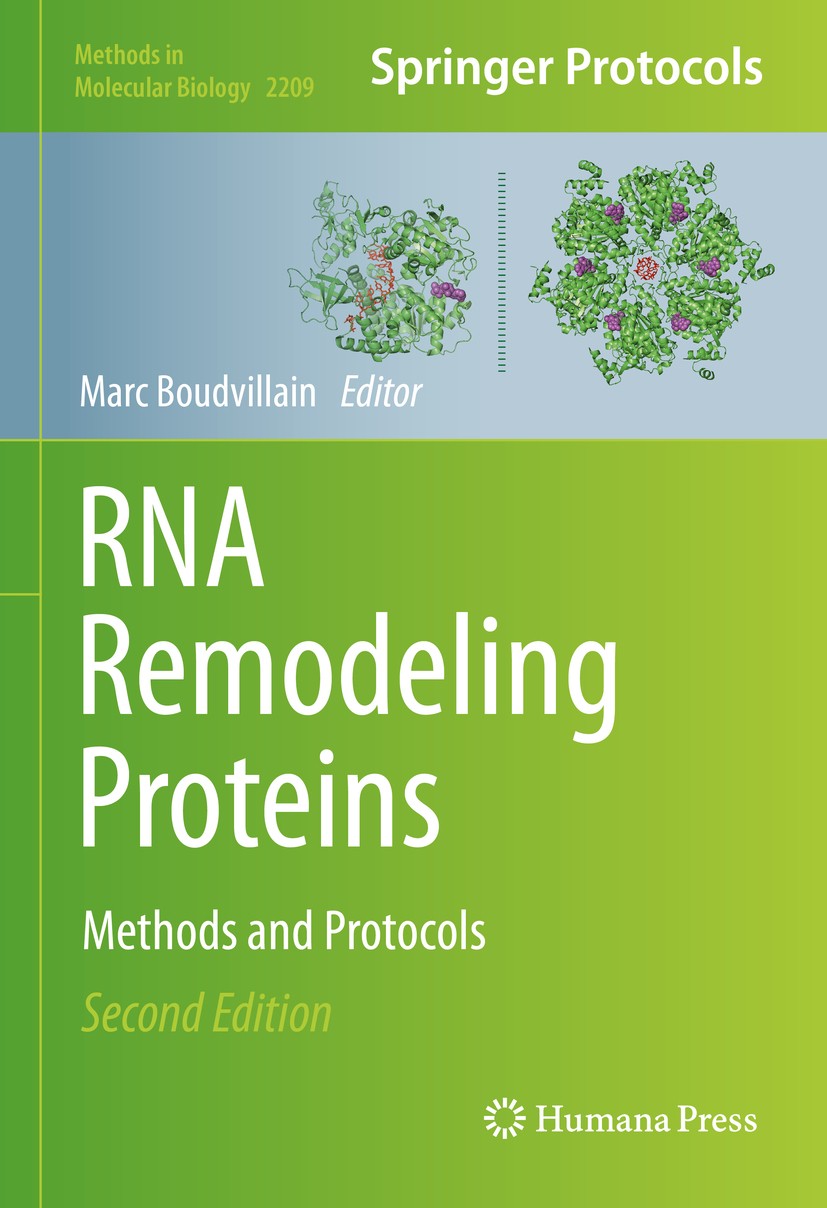 Titlebook: RNA Remodeling Proteins; Methods and Protocol Marc Boudvillain Book 2021Latest edition Springer Science+Business Media, LLC, part of Spring Titlebook: RNA Remodeling Proteins; Methods and Protocol Marc Boudvillain Book 2021Latest edition Springer Science+Business Media, LLC, part of Spring