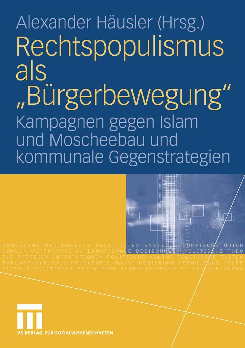 Titlebook: Rechtspopulismus als Titlebook: Rechtspopulismus als