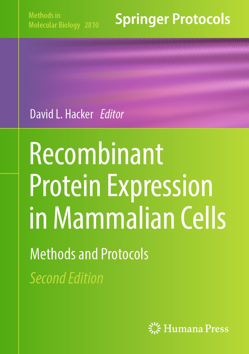 Titlebook: Recombinant Protein Expression in Mammalian Cells; Methods and Protocol David L. Hacker Book 2024Latest edition The Editor(s) (if applicabl Titlebook: Recombinant Protein Expression in Mammalian Cells; Methods and Protocol David L. Hacker Book 2024Latest edition The Editor(s) (if applicabl