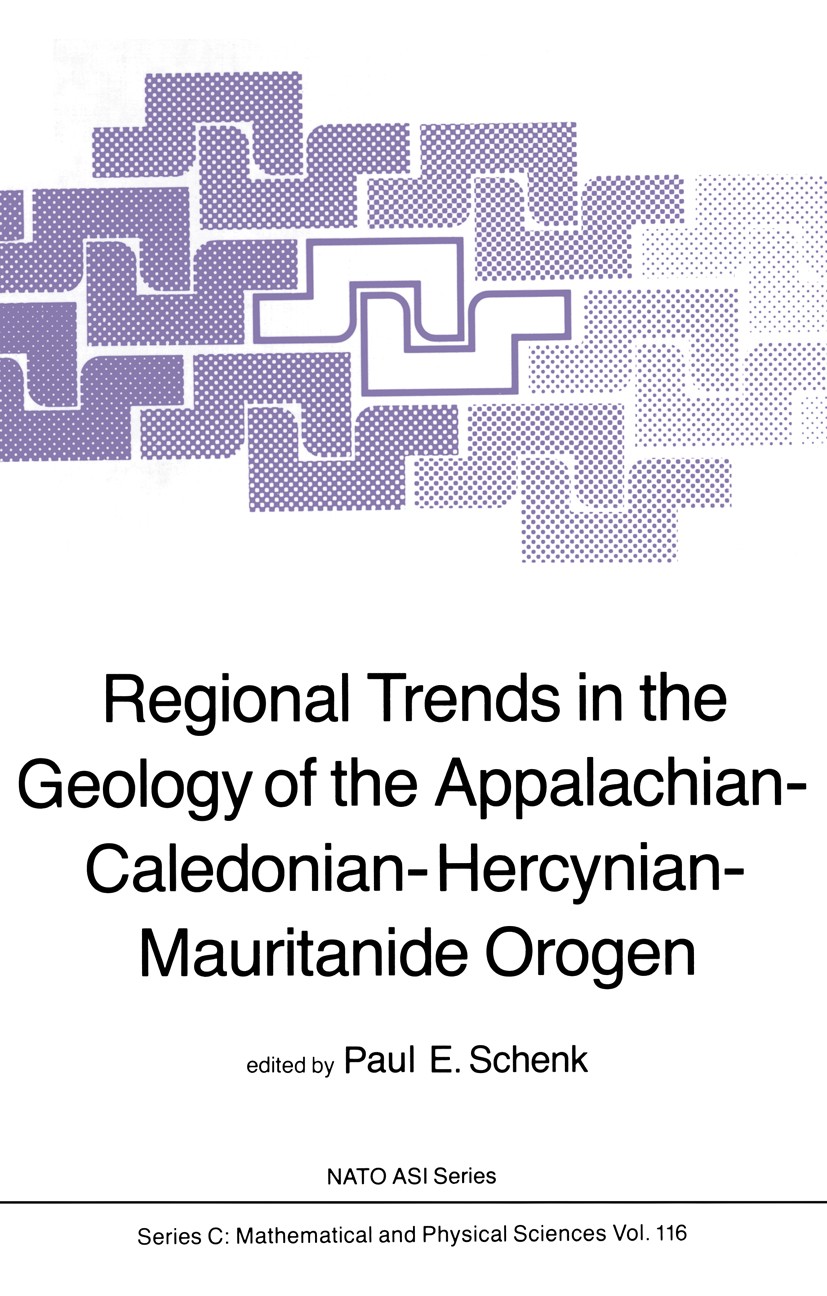 Titlebook: Regional Trends in the Geology of the Appalachian-Caledonian-Hercynian-Mauritanide Orogen; Paul E. Schenk,R. T. Haworth,G. Kelling Book 19 Titlebook: Regional Trends in the Geology of the Appalachian-Caledonian-Hercynian-Mauritanide Orogen; Paul E. Schenk,R. T. Haworth,G. Kelling Book 19