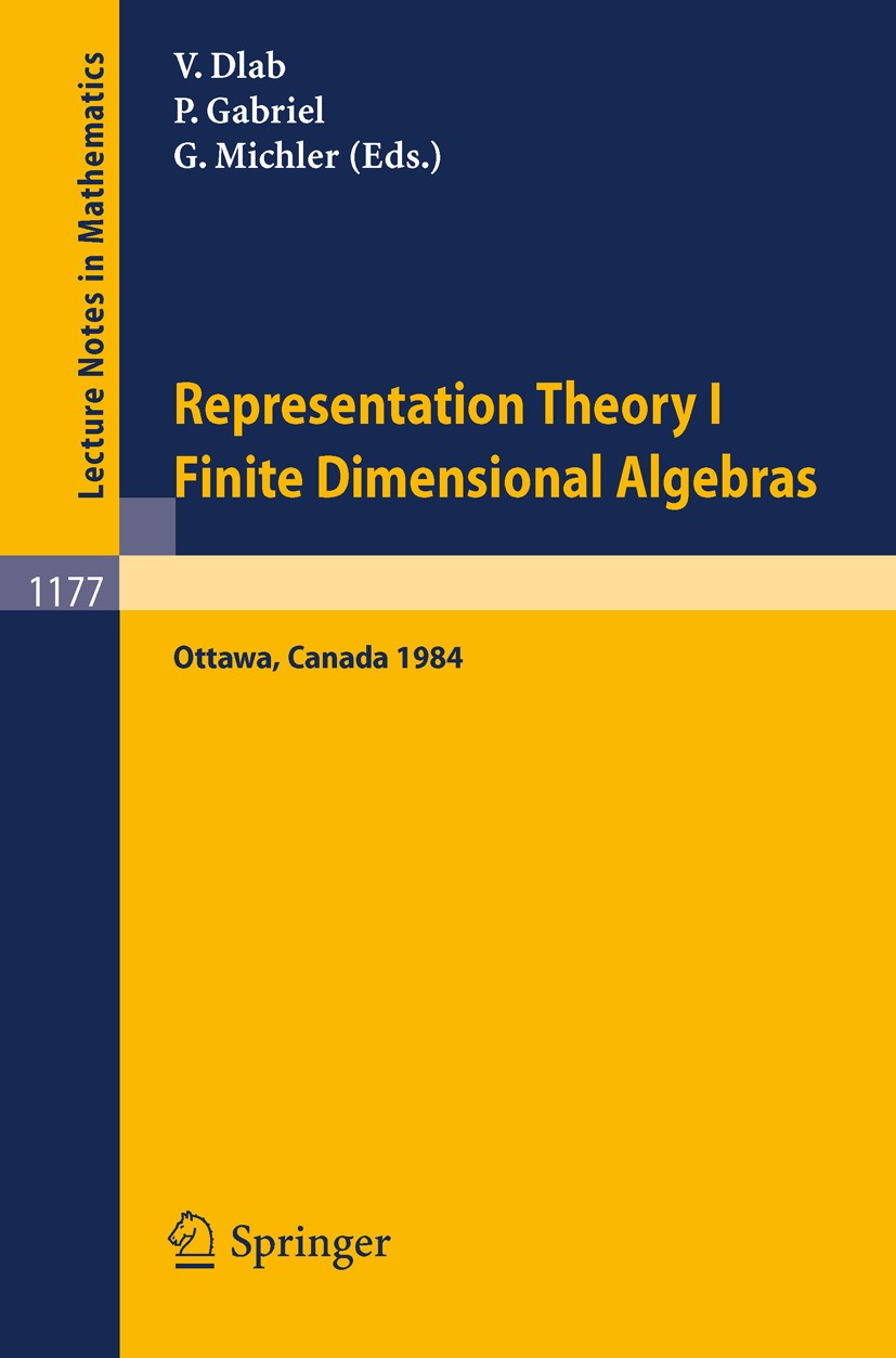 Titlebook: Representation Theory I. Proceedings of the Fourth International Conference on Representations of Al; Finite Dimensional A Vlastimil Dlab,P Titlebook: Representation Theory I. Proceedings of the Fourth International Conference on Representations of Al; Finite Dimensional A Vlastimil Dlab,P