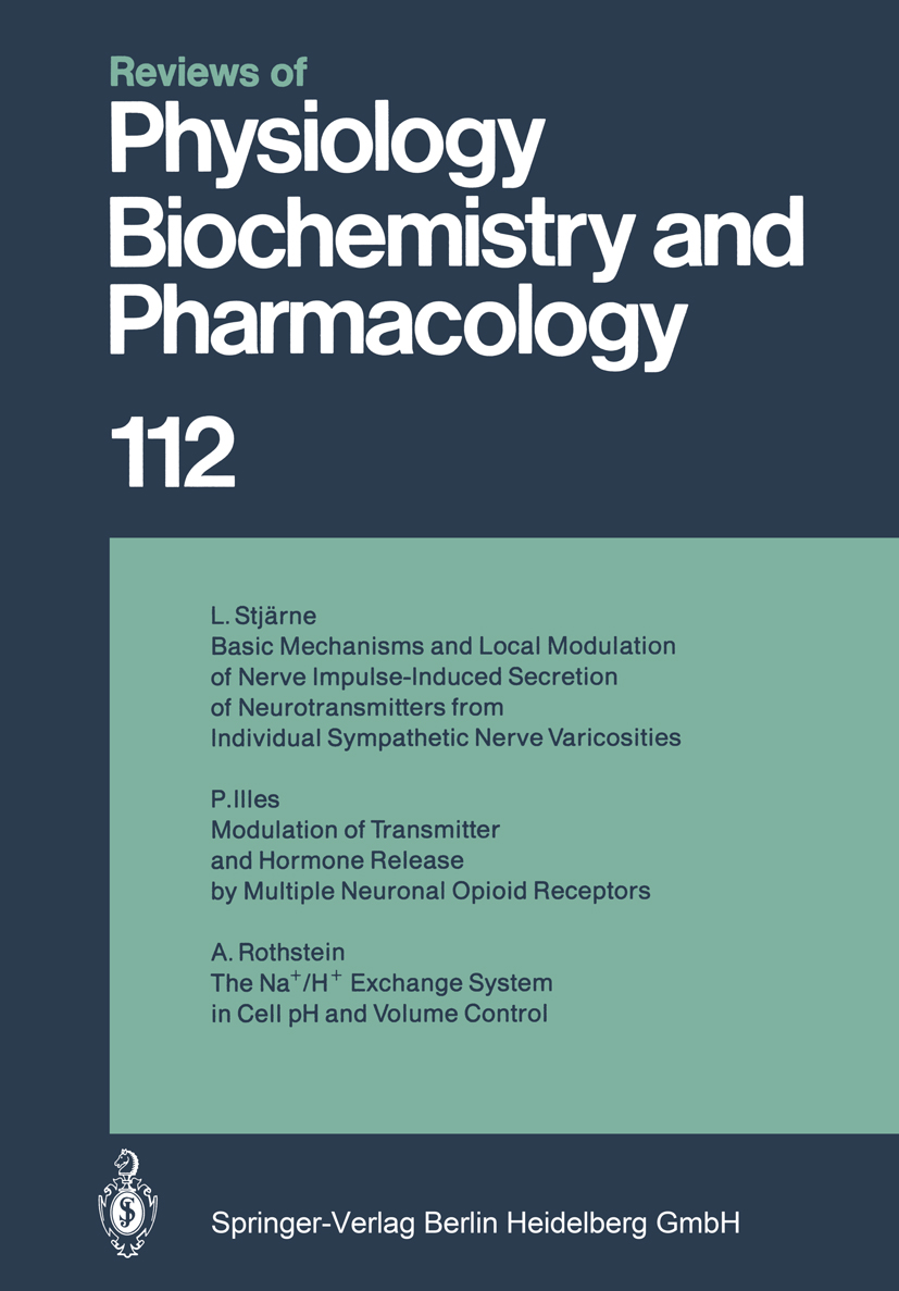 Titlebook: Reviews of Physiology, Biochemistry and Pharmacology; M. P. Blaustein,O. Creutzfeldt,K. J. Ullrich Book 1989 The Editor(s) (if applicable) Titlebook: Reviews of Physiology, Biochemistry and Pharmacology; M. P. Blaustein,O. Creutzfeldt,K. J. Ullrich Book 1989 The Editor(s) (if applicable)