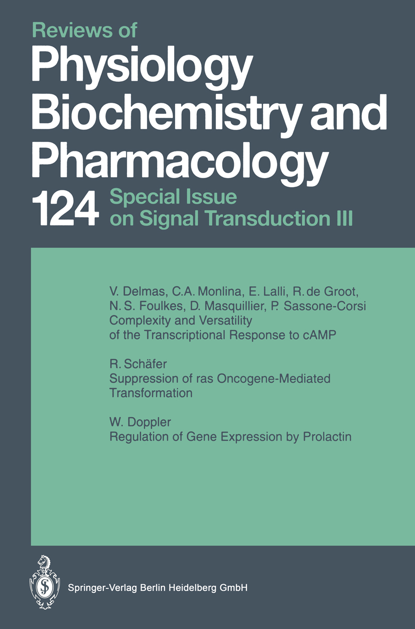 Titlebook: Reviews of Physiology Biochemistry and Pharmacology; Marc Lemmerling MD,Spyros S. Kollias MD Book 1994 The Editor(s) (if applicable) and T Titlebook: Reviews of Physiology Biochemistry and Pharmacology; Marc Lemmerling MD,Spyros S. Kollias MD Book 1994 The Editor(s) (if applicable) and T