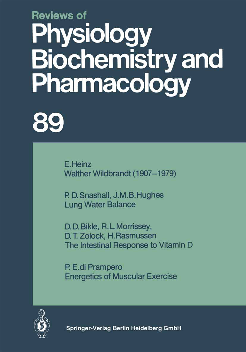 Titlebook: Ergebnisse der Physiologie, biologischen Chemie und experimentellen Pharmakologie; R. H. Adrian,E. Helmreich,A. Weber Book 1981 The Editor Titlebook: Ergebnisse der Physiologie, biologischen Chemie und experimentellen Pharmakologie; R. H. Adrian,E. Helmreich,A. Weber Book 1981 The Editor