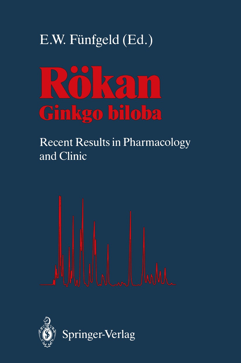 Titlebook: Rökan; Ginkgo biloba Recent E. W. Fünfgeld (Prof. Dr., Direktor) Conference proceedings 1988 Springer-Verlag Berlin Heidelberg 1988 Alzheim Titlebook: Rökan; Ginkgo biloba Recent E. W. Fünfgeld (Prof. Dr., Direktor) Conference proceedings 1988 Springer-Verlag Berlin Heidelberg 1988 Alzheim