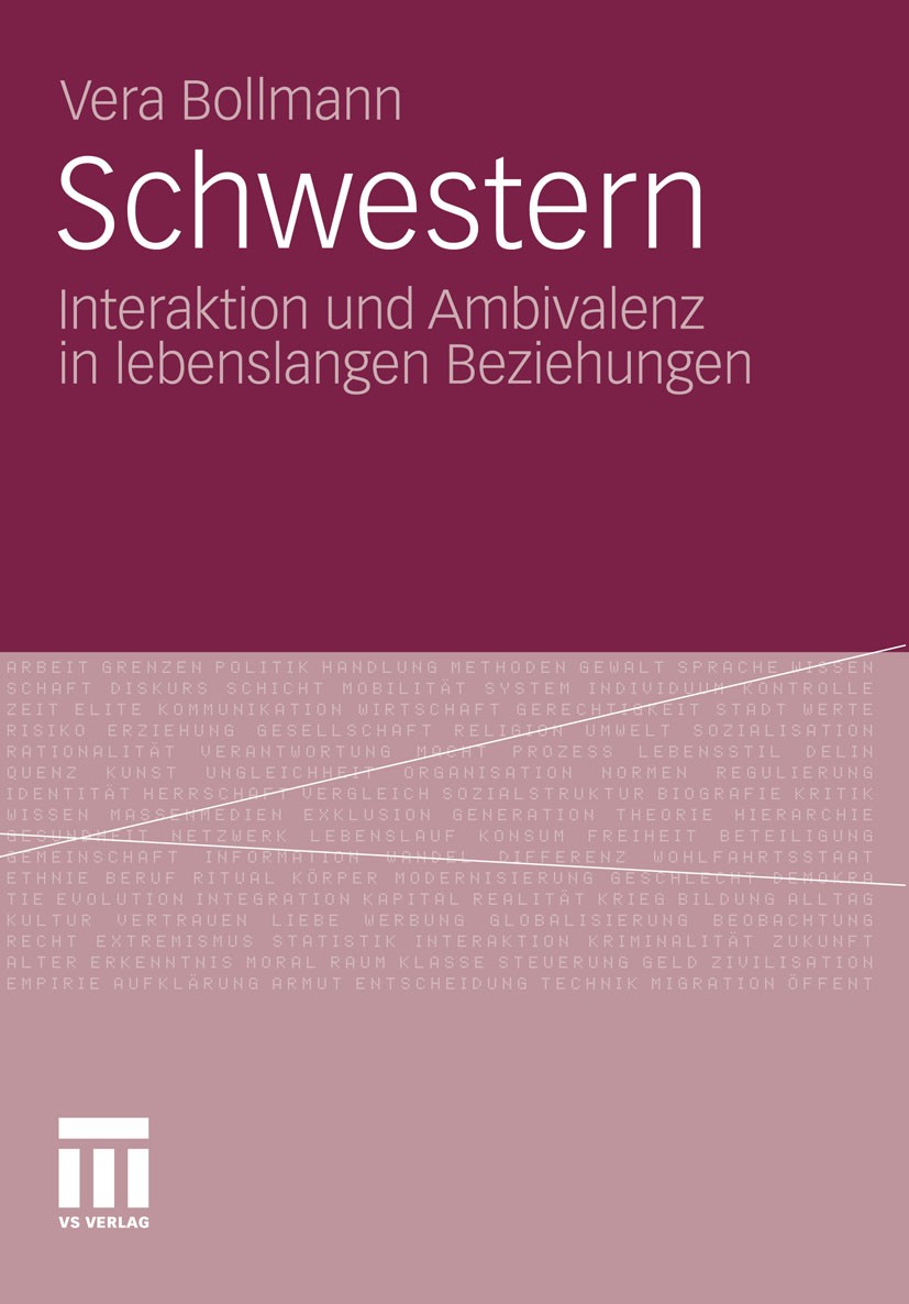 Titlebook: Schwestern; Interaktion und Ambi Vera Bollmann Book 2012 VS Verlag für Sozialwissenschaften | Springer Fachmedien Wiesbaden GmbH 2012 Biogr Titlebook: Schwestern; Interaktion und Ambi Vera Bollmann Book 2012 VS Verlag für Sozialwissenschaften | Springer Fachmedien Wiesbaden GmbH 2012 Biogr
