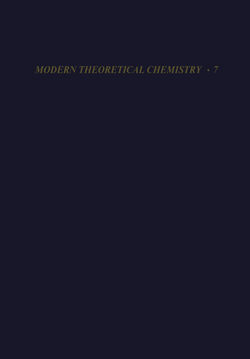 Titlebook: Semiempirical Methods of Electronic Structure Calculation; Part A: Techniques Gerald A. Segal Book 1977 Plenum Press, New York 1977 Atom.Ps Titlebook: Semiempirical Methods of Electronic Structure Calculation; Part A: Techniques Gerald A. Segal Book 1977 Plenum Press, New York 1977 Atom.Ps