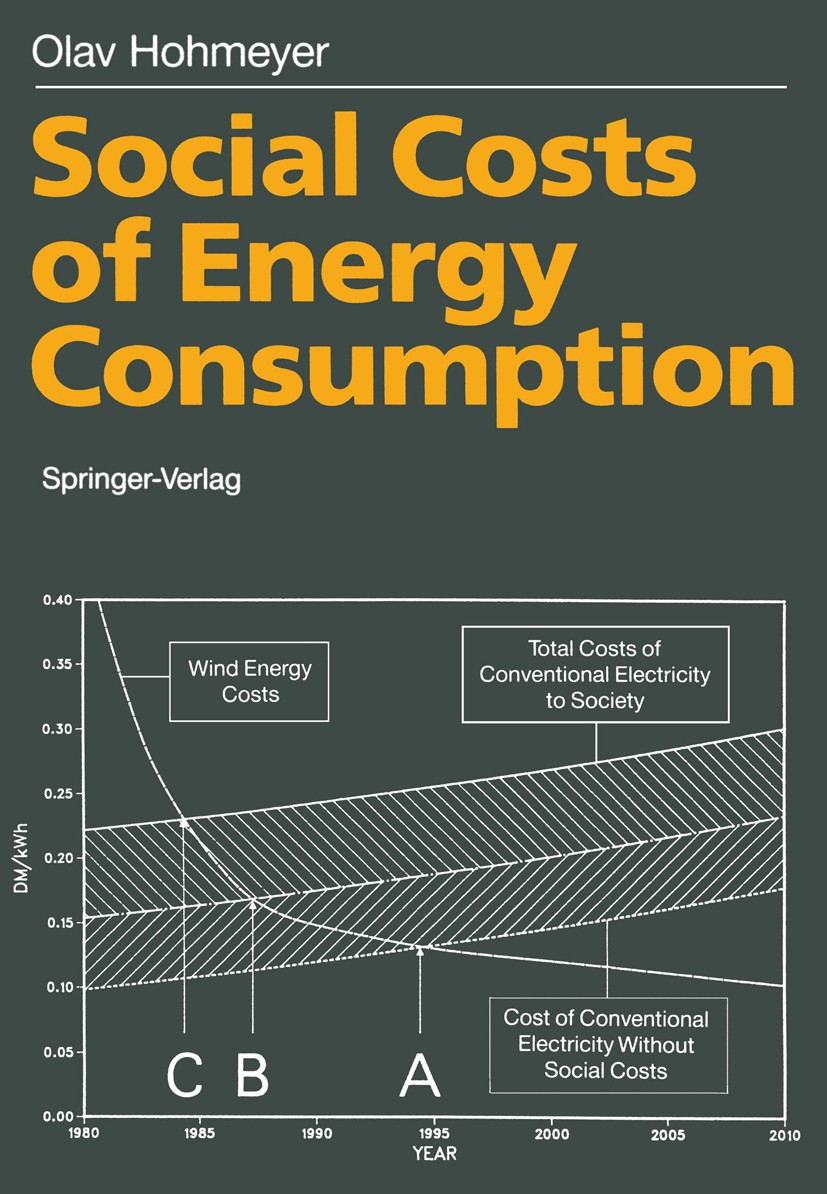 Titlebook: Social Costs of Energy Consumption; External Effects of Olav Hohmeyer Book 19881st edition Springer-Verlag Berlin · Heidelberg 1988 Nuclea Titlebook: Social Costs of Energy Consumption; External Effects of Olav Hohmeyer Book 19881st edition Springer-Verlag Berlin · Heidelberg 1988 Nuclea