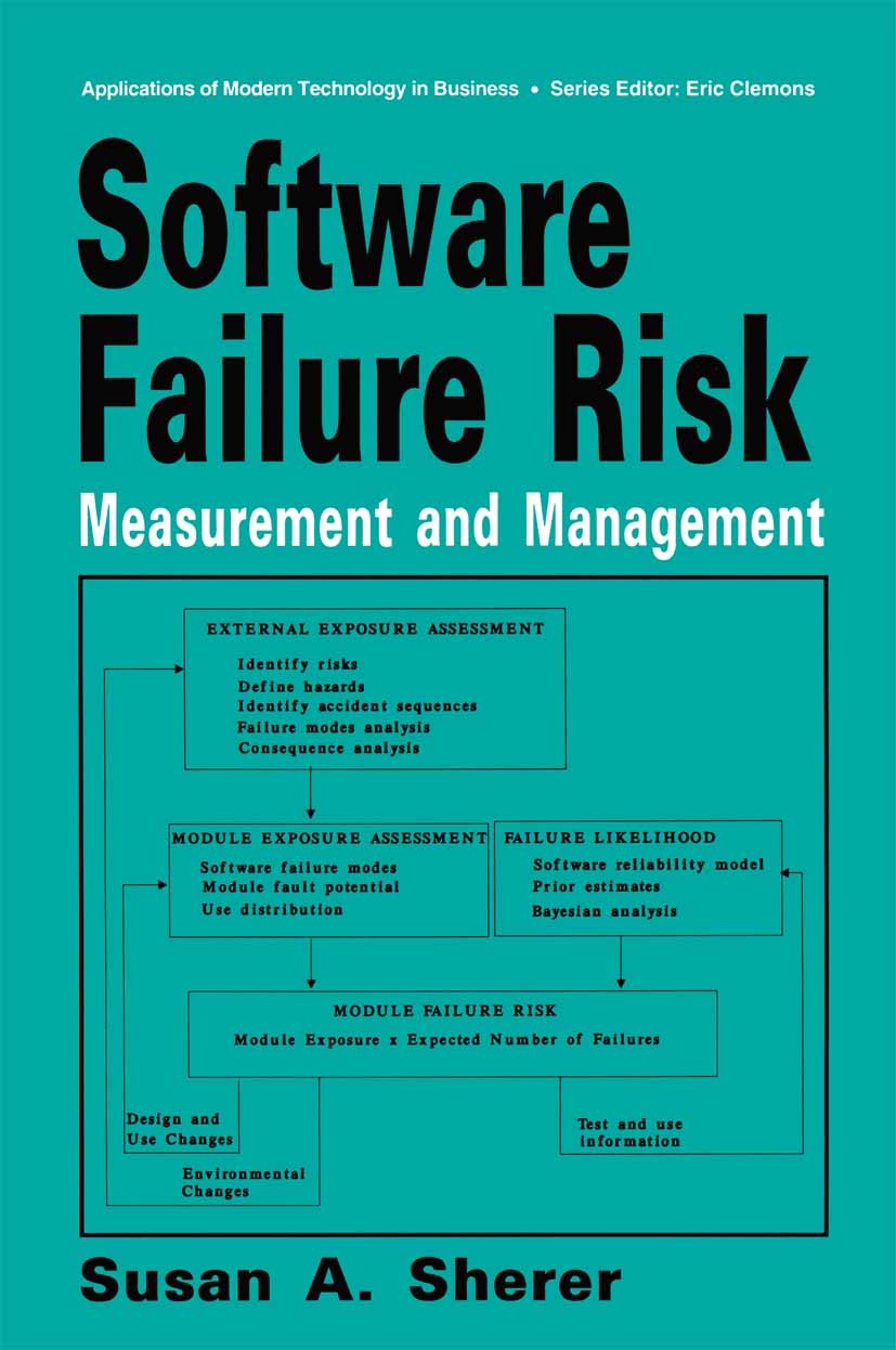 Titlebook: Software Failure Risk; Measurement and Mana Susan A. Sherer Book 1992 Springer Science+Business Media New York 1992 Processing.Risk Measure Titlebook: Software Failure Risk; Measurement and Mana Susan A. Sherer Book 1992 Springer Science+Business Media New York 1992 Processing.Risk Measure