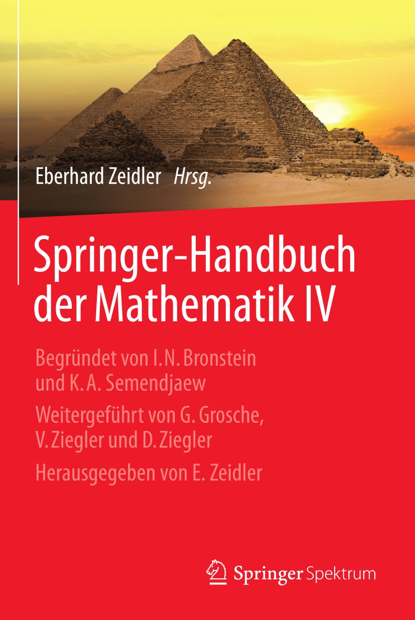 Titlebook: Springer-Handbuch der Mathematik IV; Begründet von I.N. B Eberhard Zeidler Book 2013 Springer Fachmedien Wiesbaden 2013 Dynamische Systeme. Titlebook: Springer-Handbuch der Mathematik IV; Begründet von I.N. B Eberhard Zeidler Book 2013 Springer Fachmedien Wiesbaden 2013 Dynamische Systeme.